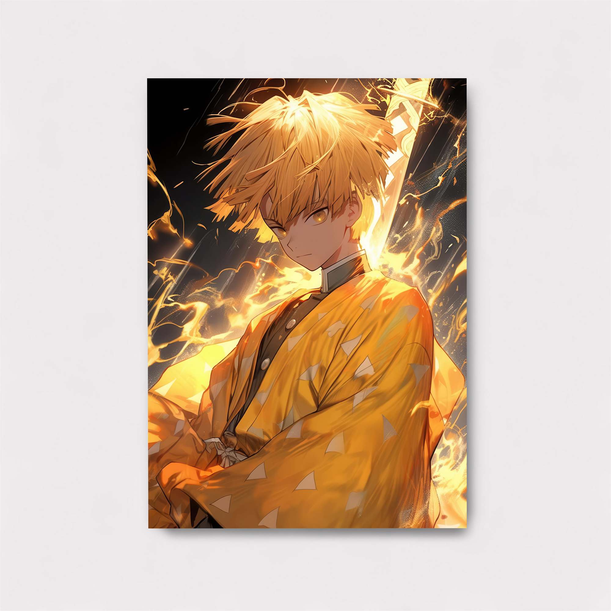 Zenitsu Fiery Safe Wall Magnetic / M