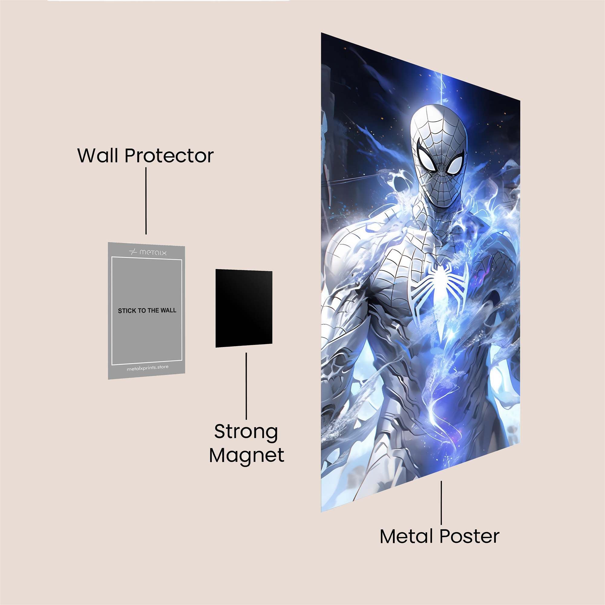 Spider Radiance Safe Wall Magnetic / M