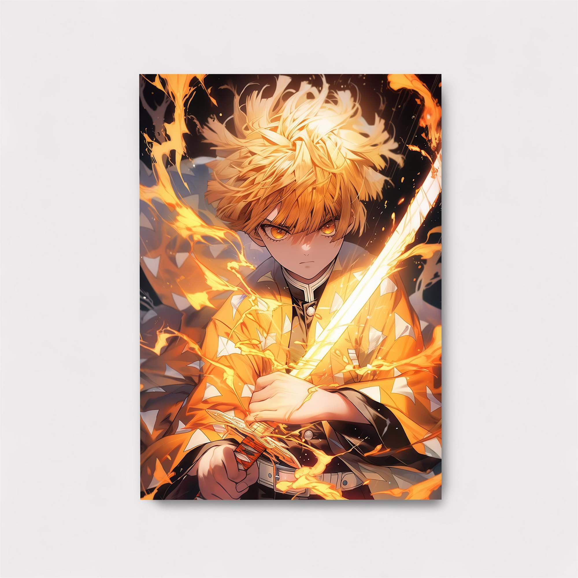 Zenitsu Fiery Safe Wall Magnetic / M