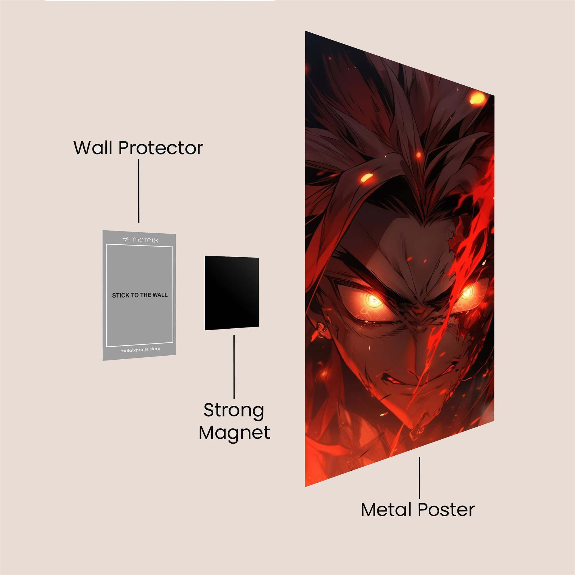 Rage Ignited Safe Wall Magnetic / M