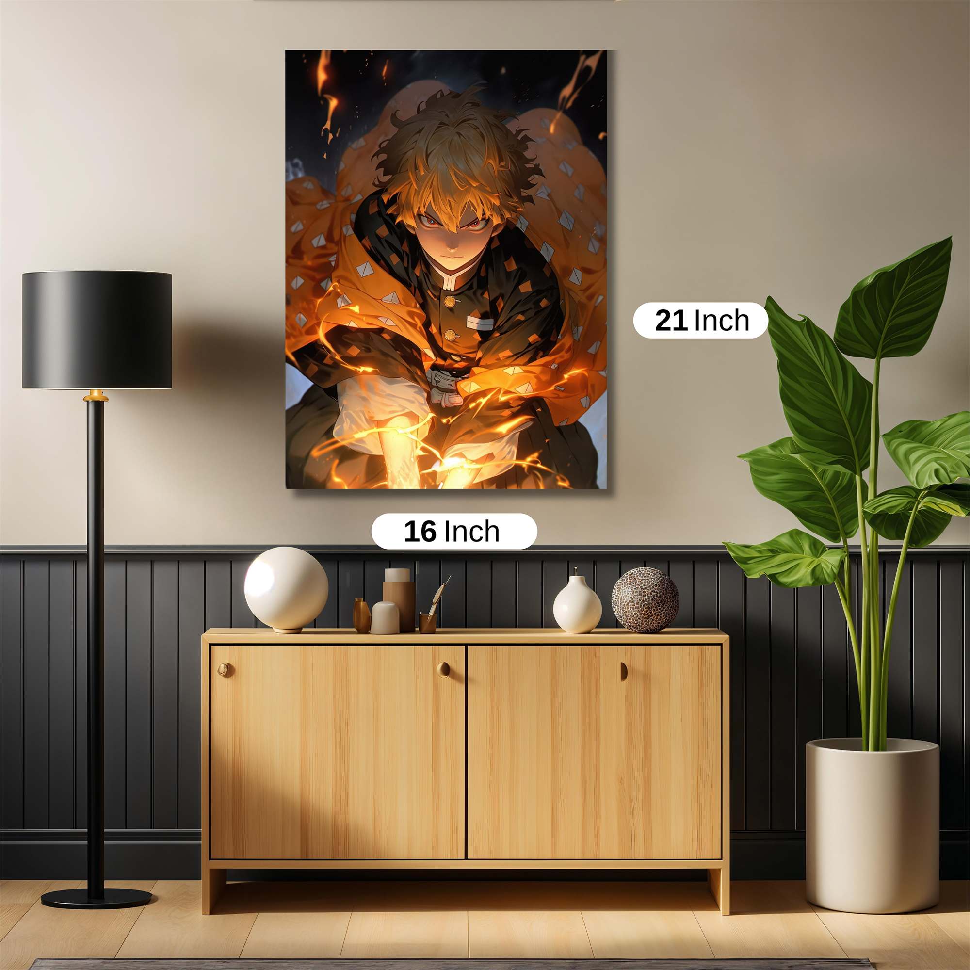 Tanjiro Blaze Safe Wall Magnetic / M