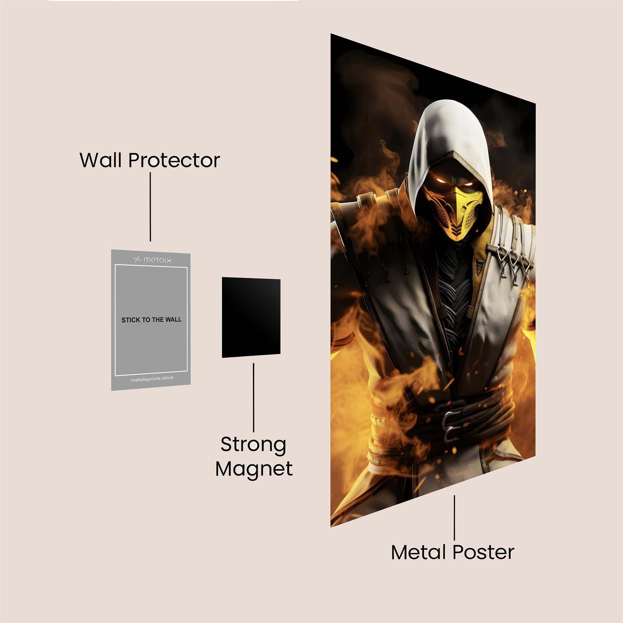 Scorpion Inferno Safe Wall Magnetic / M