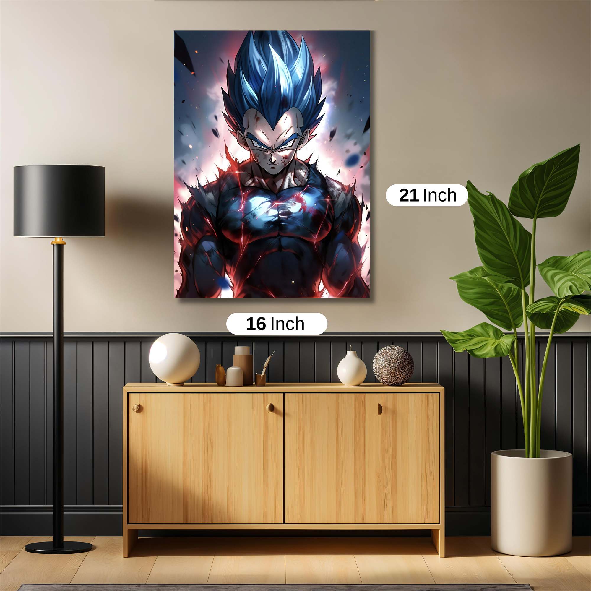 Vegeta Volcanic Safe Wall Magnetic / M