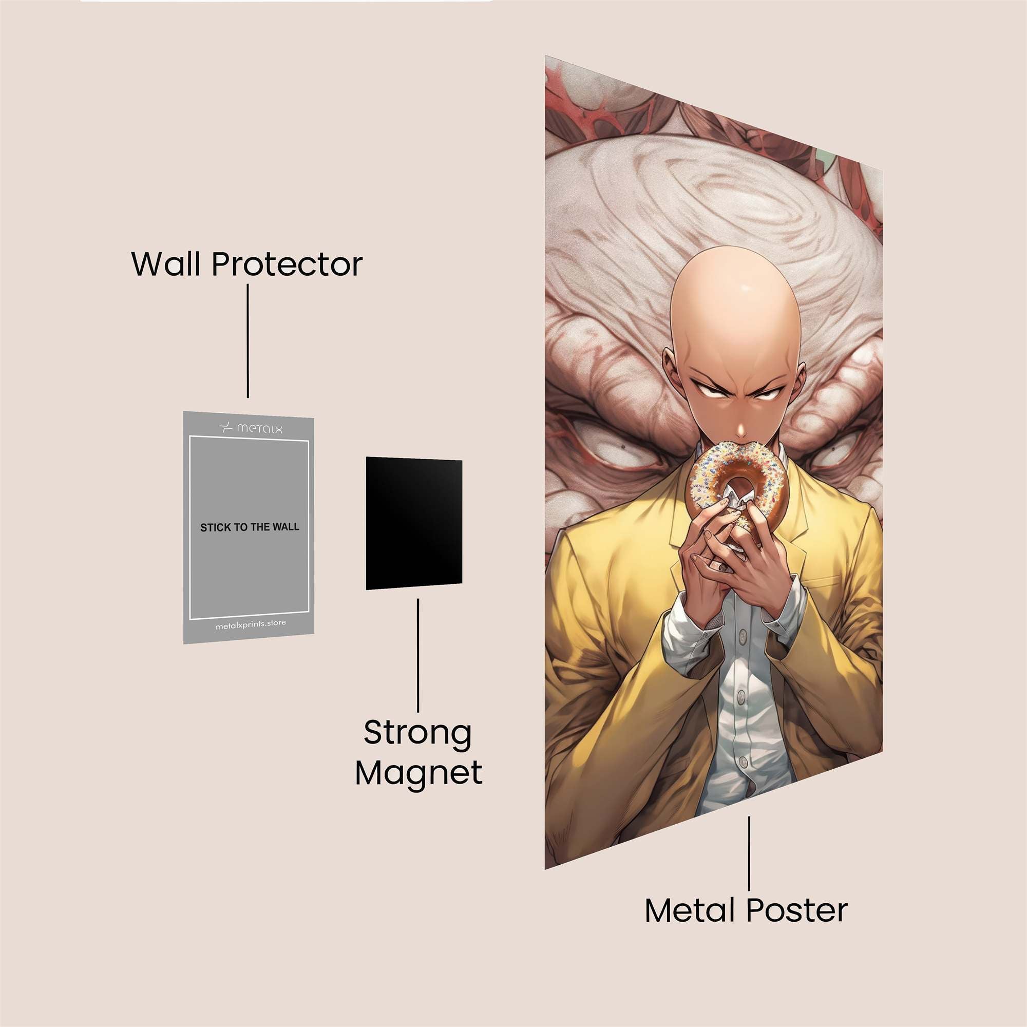 Saitama Surreal Safe Wall Magnetic / M