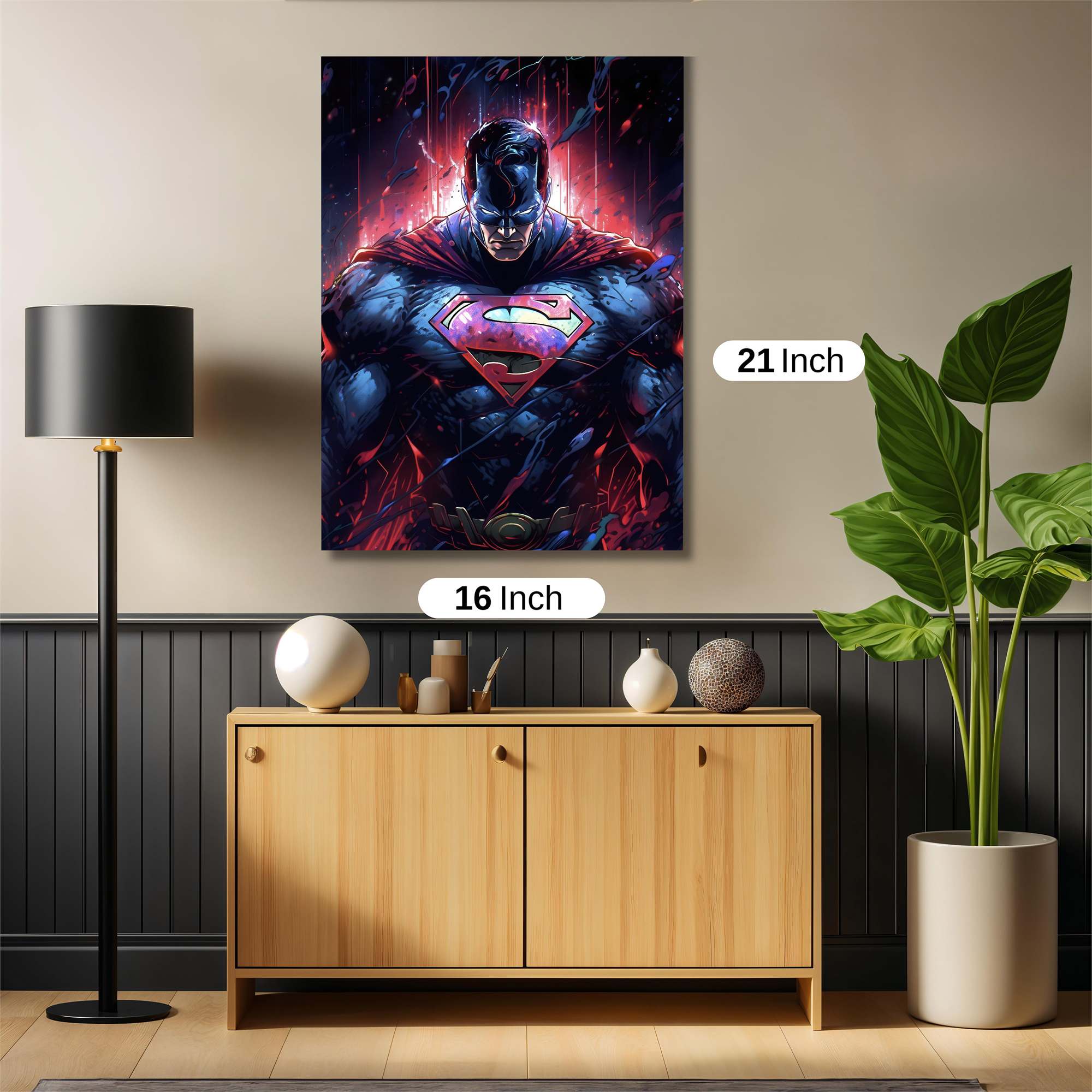 Superman Resolute Safe Wall Magnetic / M