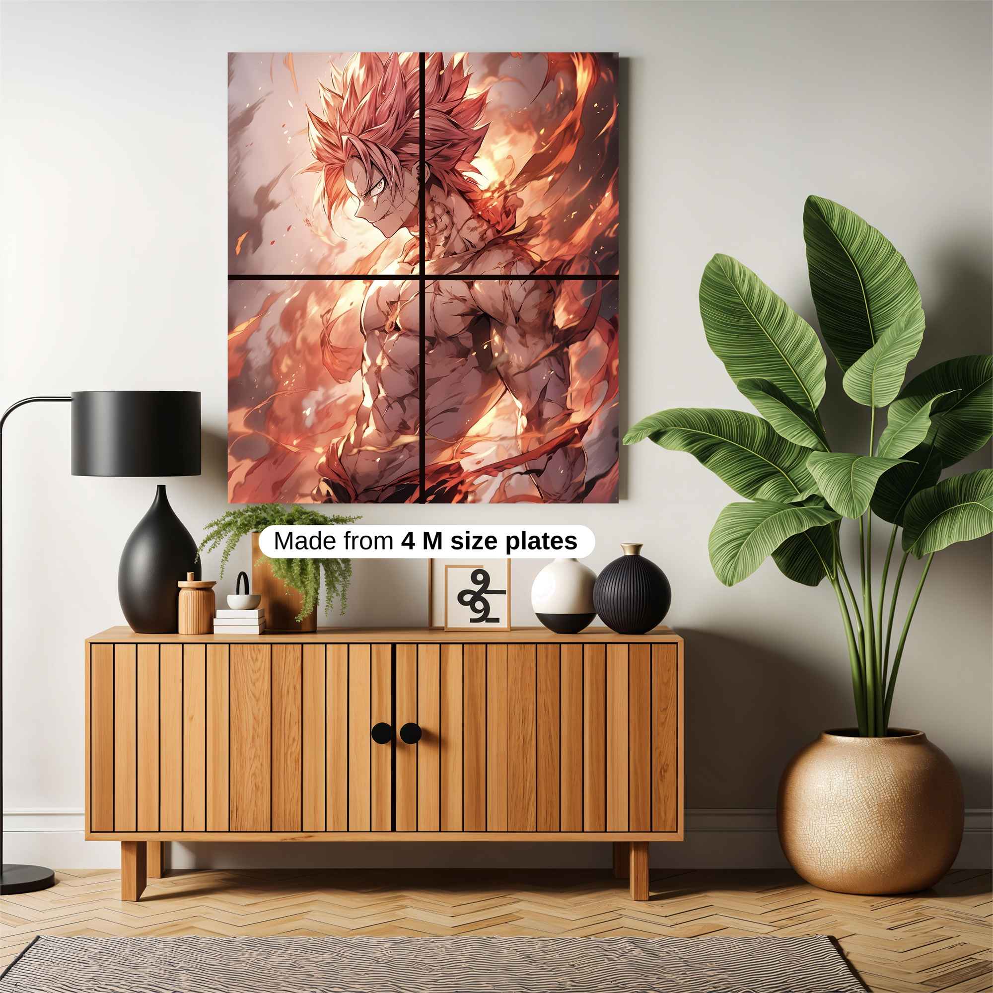 Natsu Fiery Safe Wall Magnetic / M