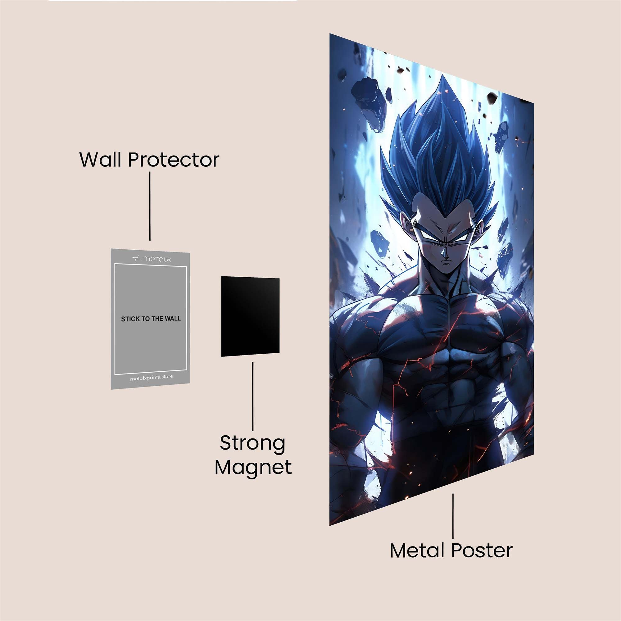 Vegeta Vortex Safe Wall Magnetic / M