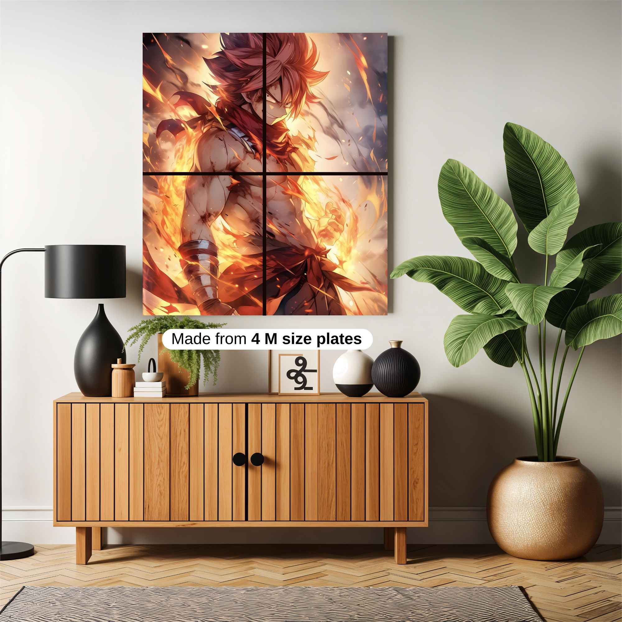 Natsu Fiery Safe Wall Magnetic / M