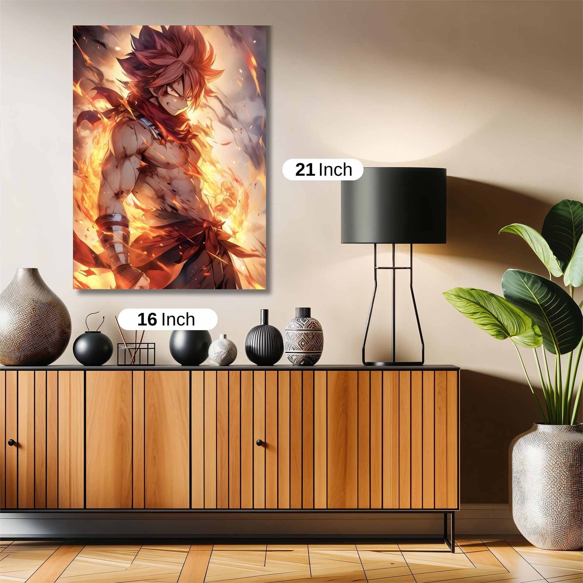 Natsu Fiery Safe Wall Magnetic / M