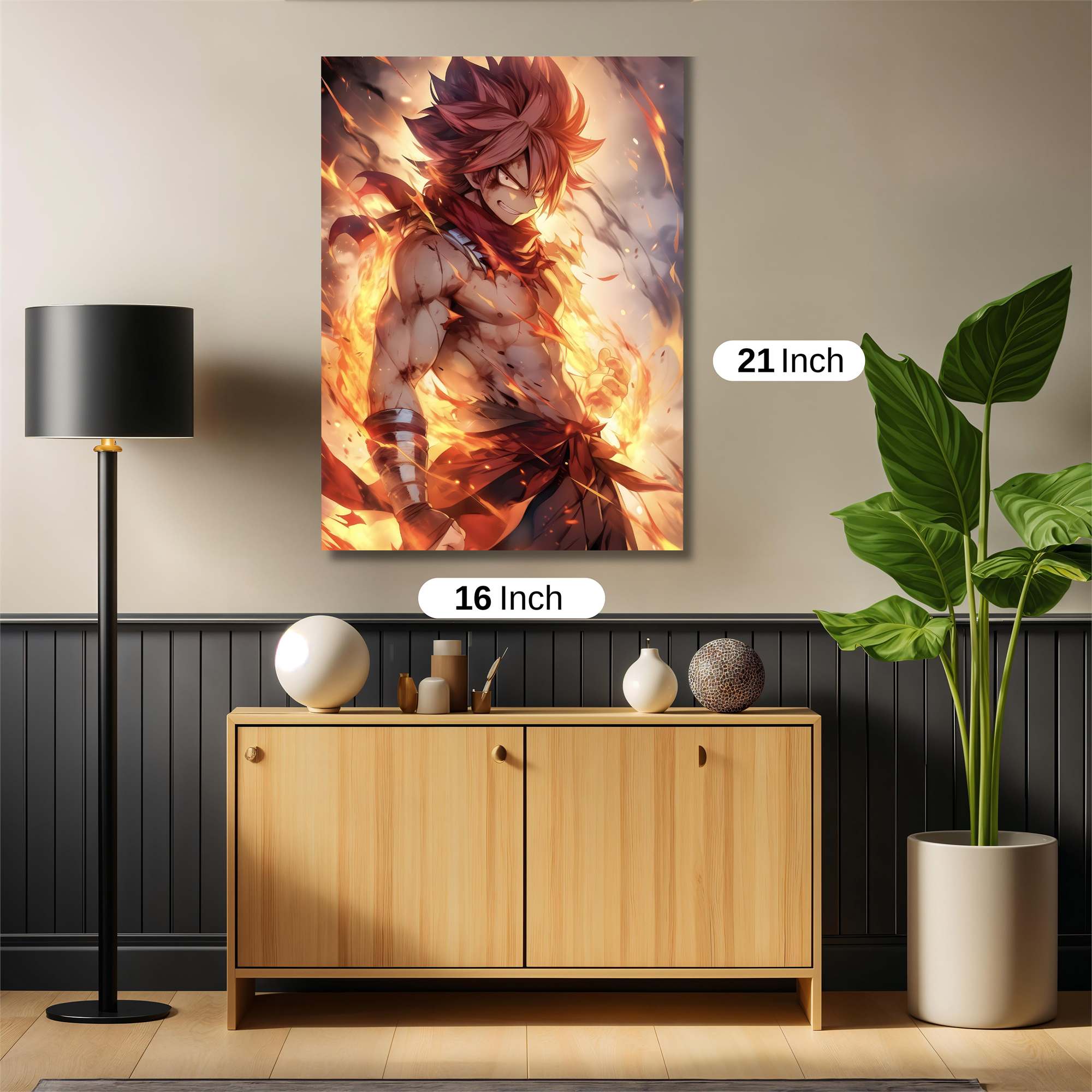 Natsu Fiery Safe Wall Magnetic / M