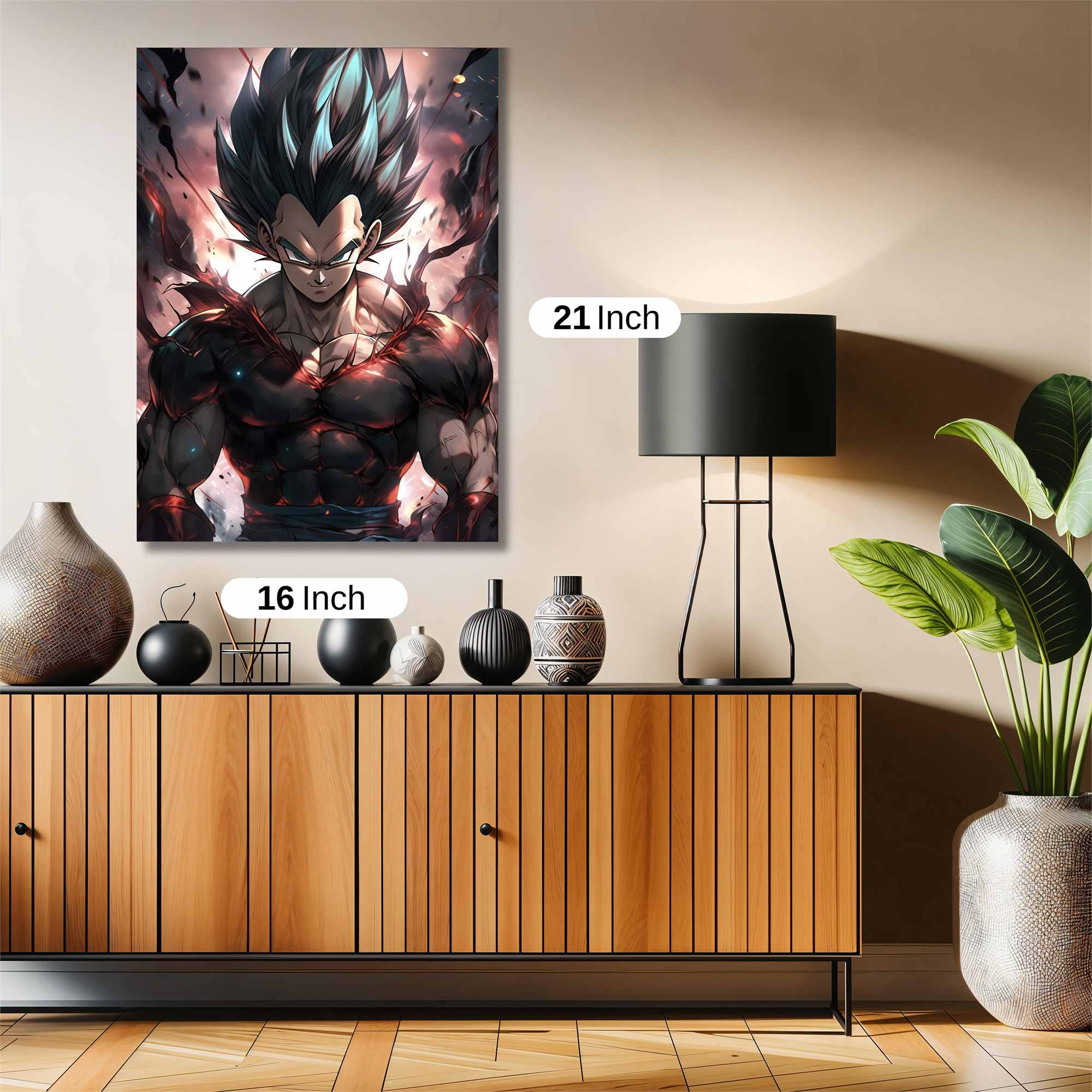 Vegeta Vengeful Safe Wall Magnetic / M