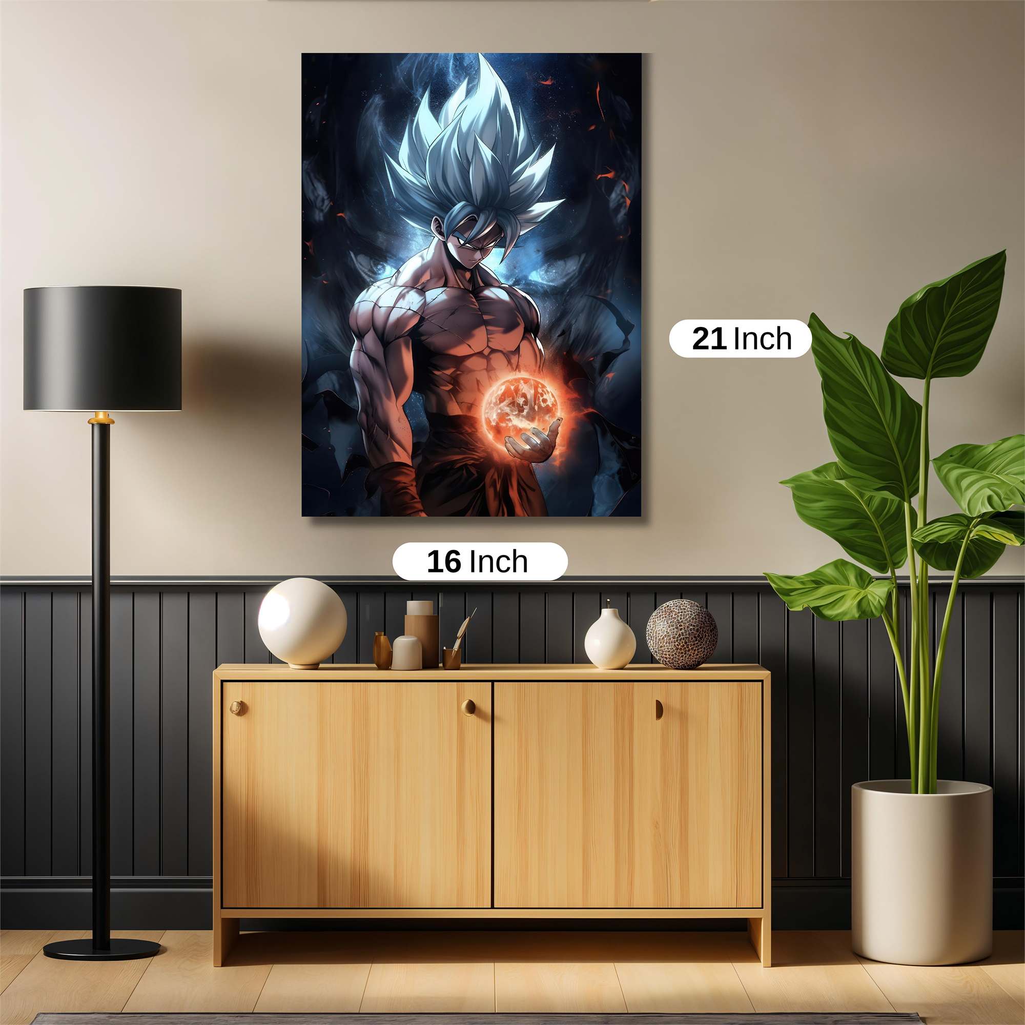 Goku Inferno Safe Wall Magnetic / M