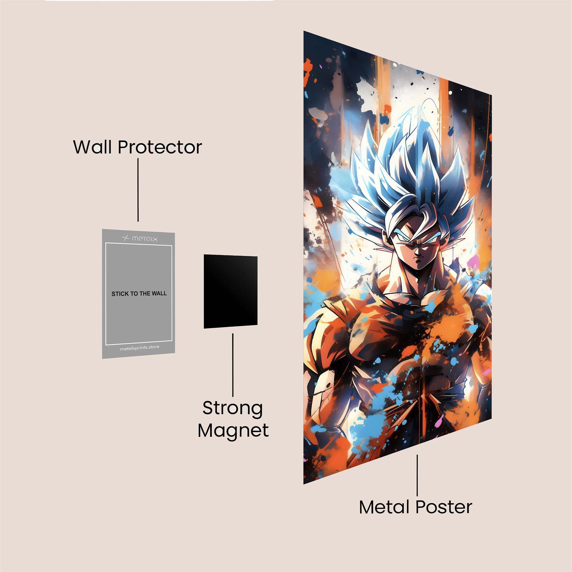 Goku Radiant Safe Wall Magnetic / M