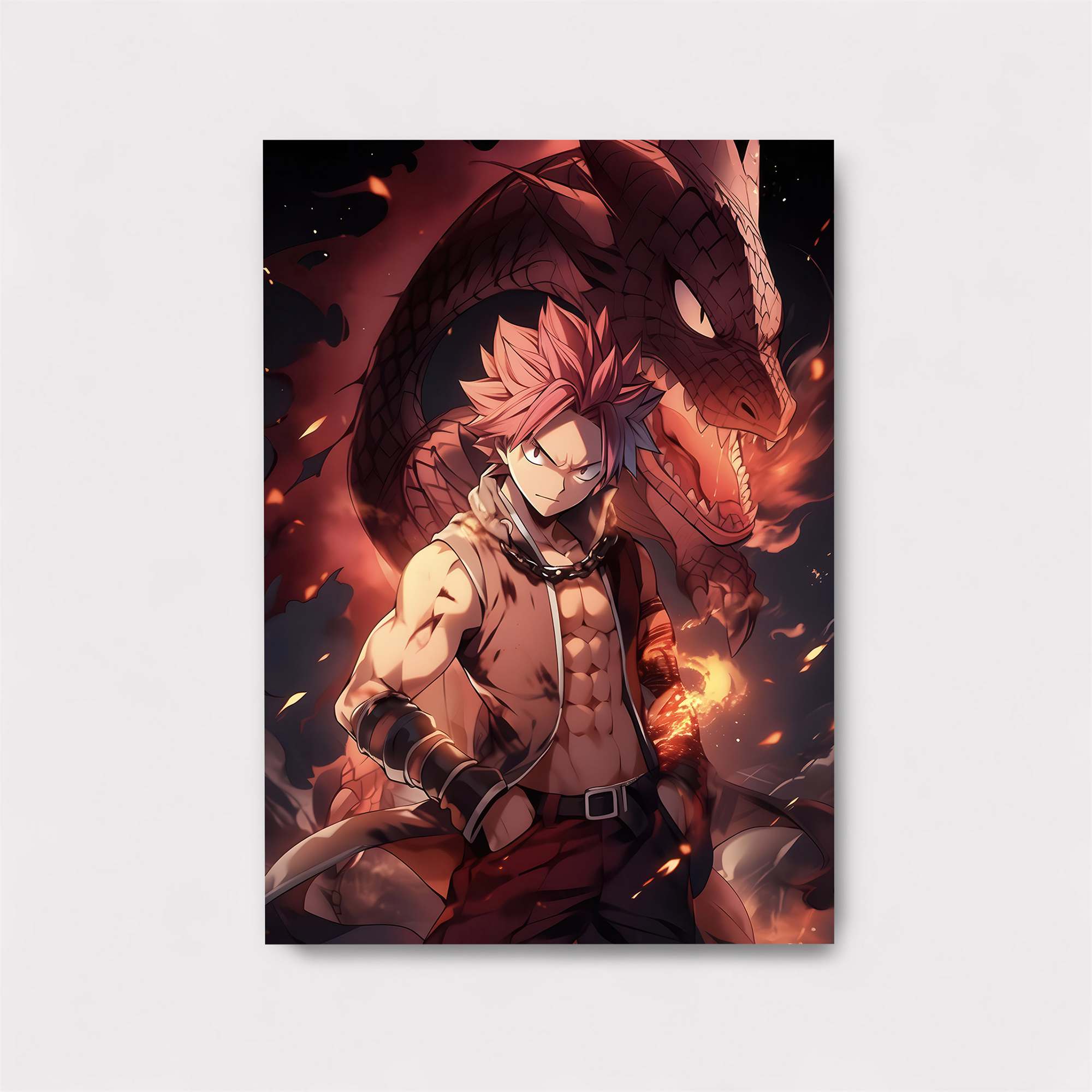 Natsu Fiery Safe Wall Magnetic / M