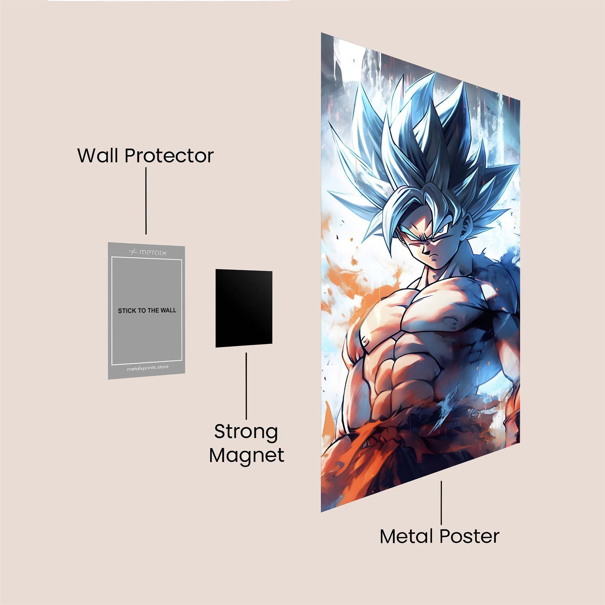 Goku Radiant Safe Wall Magnetic / M