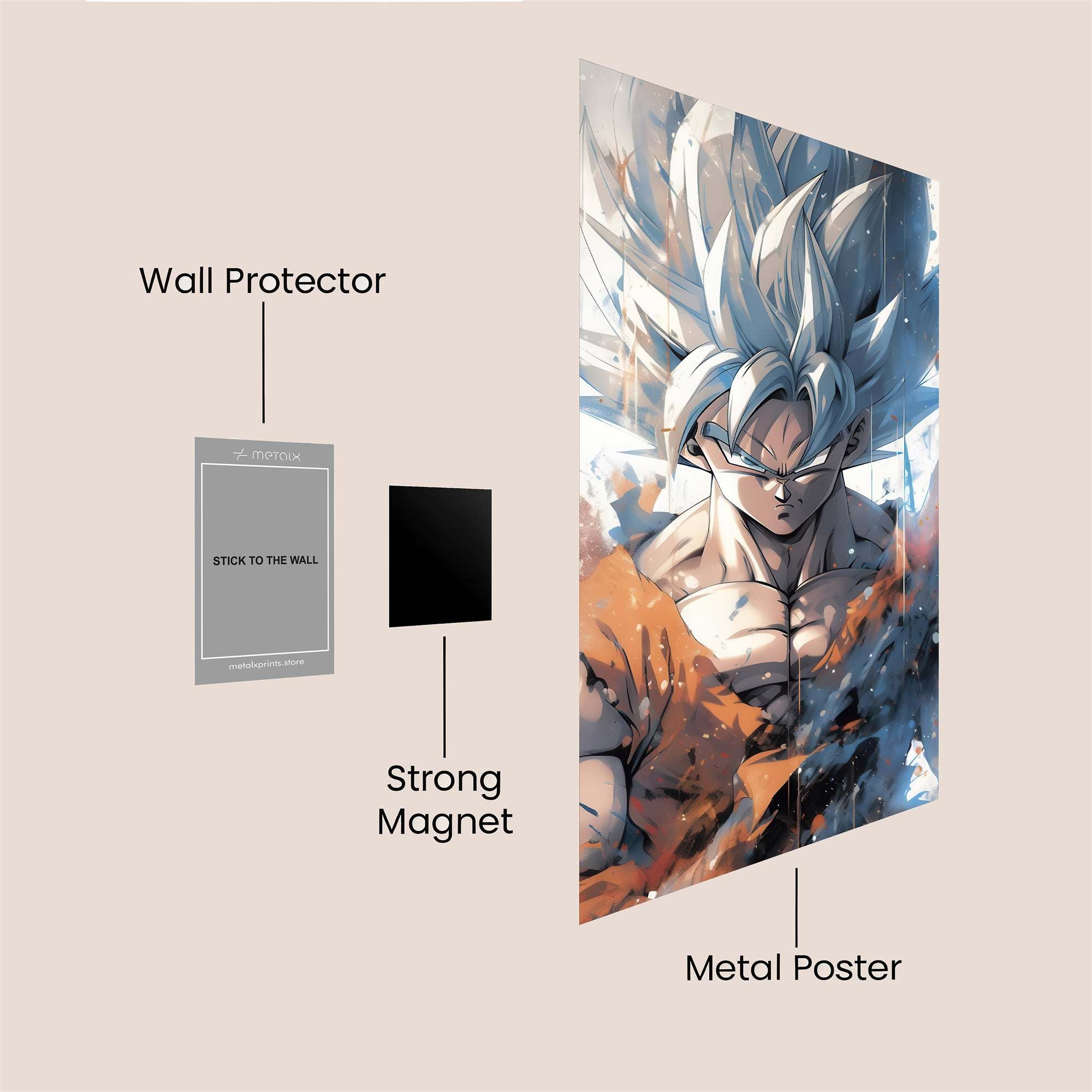 Goku Intense Safe Wall Magnetic / M