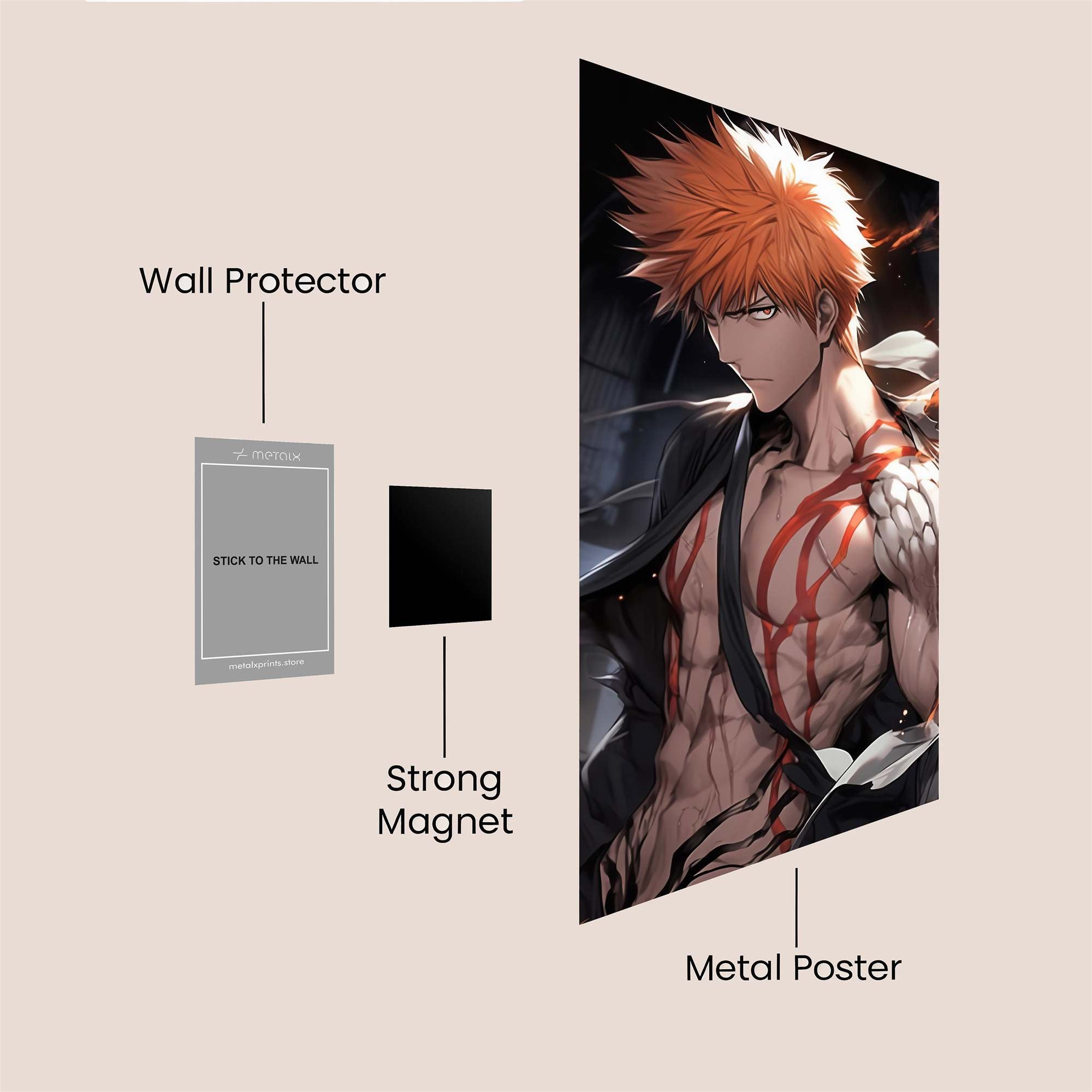 Shirou Resolute Safe Wall Magnetic / M
