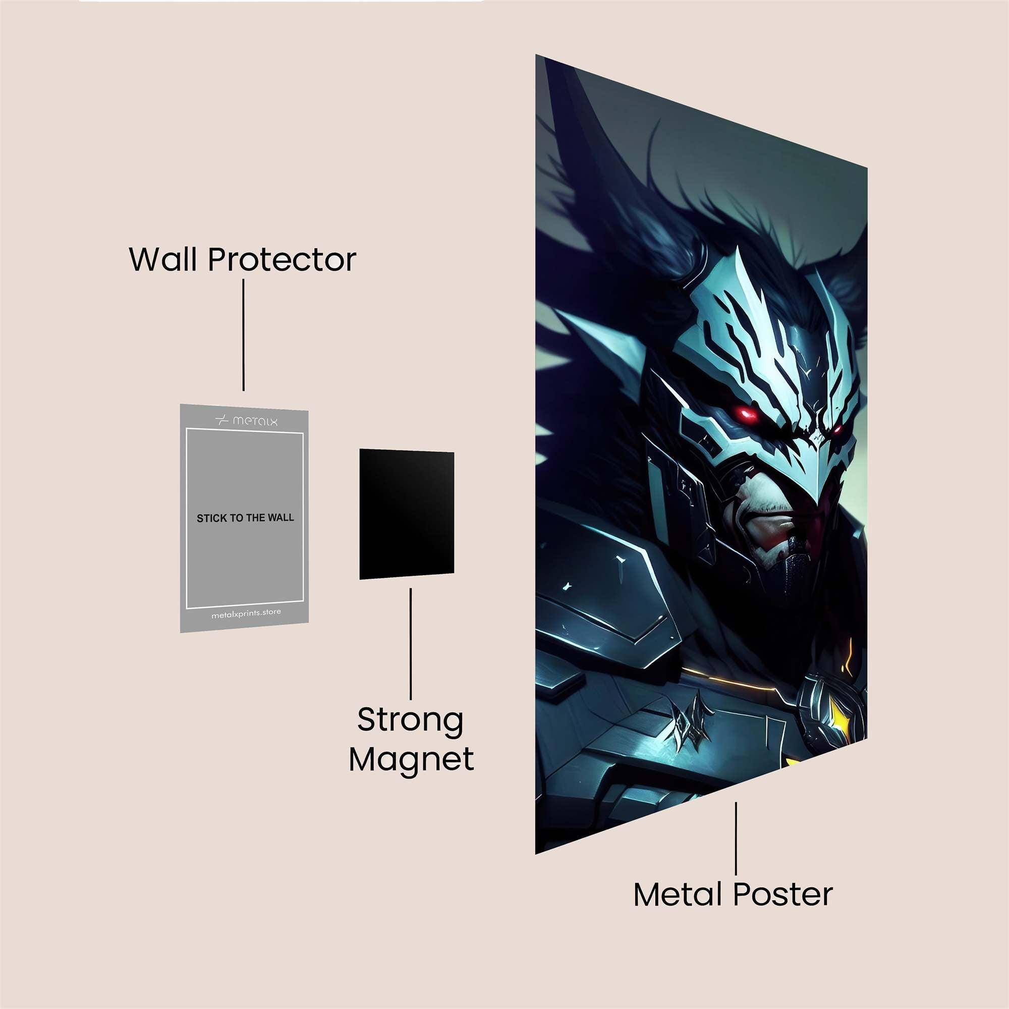 Demon Sentinel Safe Wall Magnetic / M