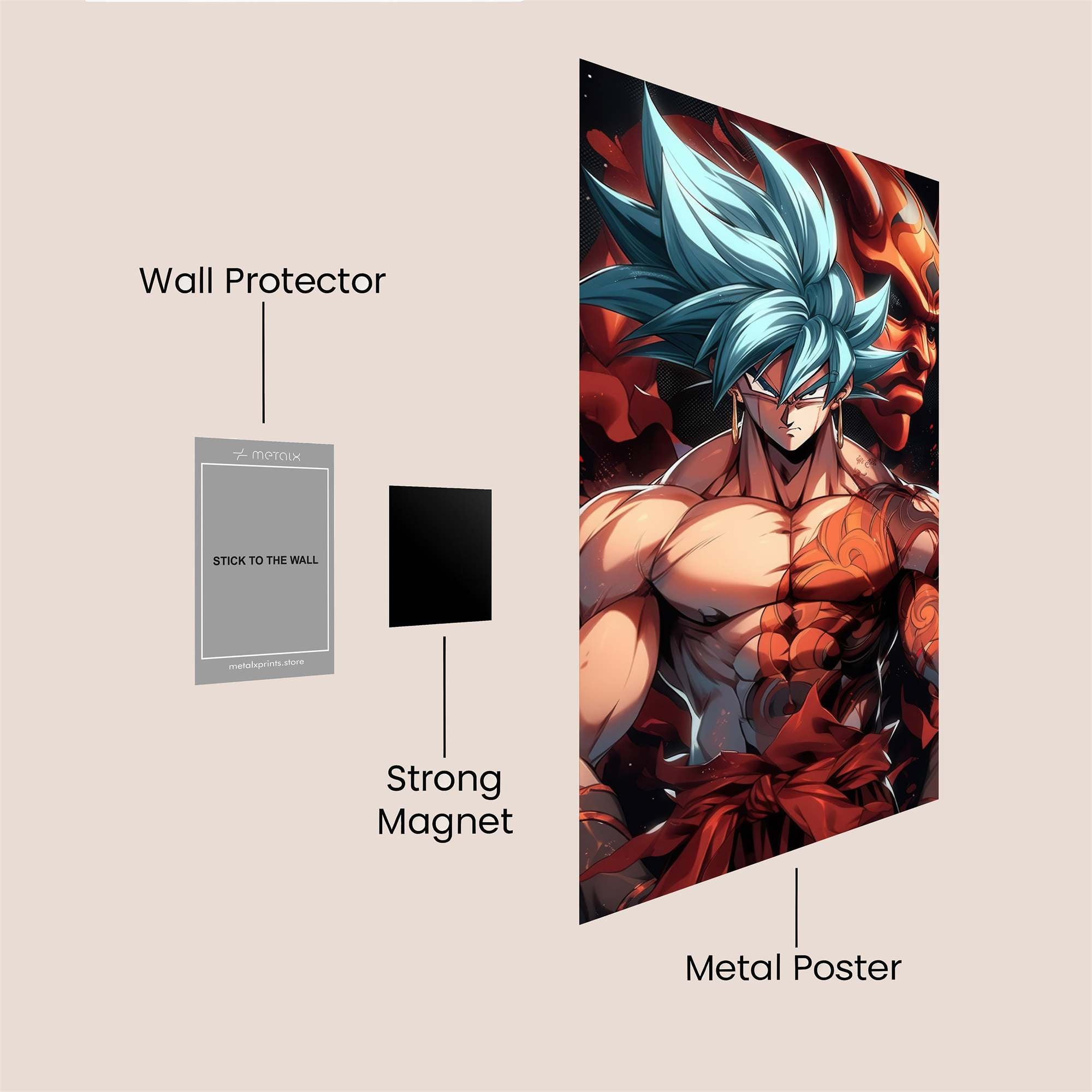 Goku Infernal Safe Wall Magnetic / M