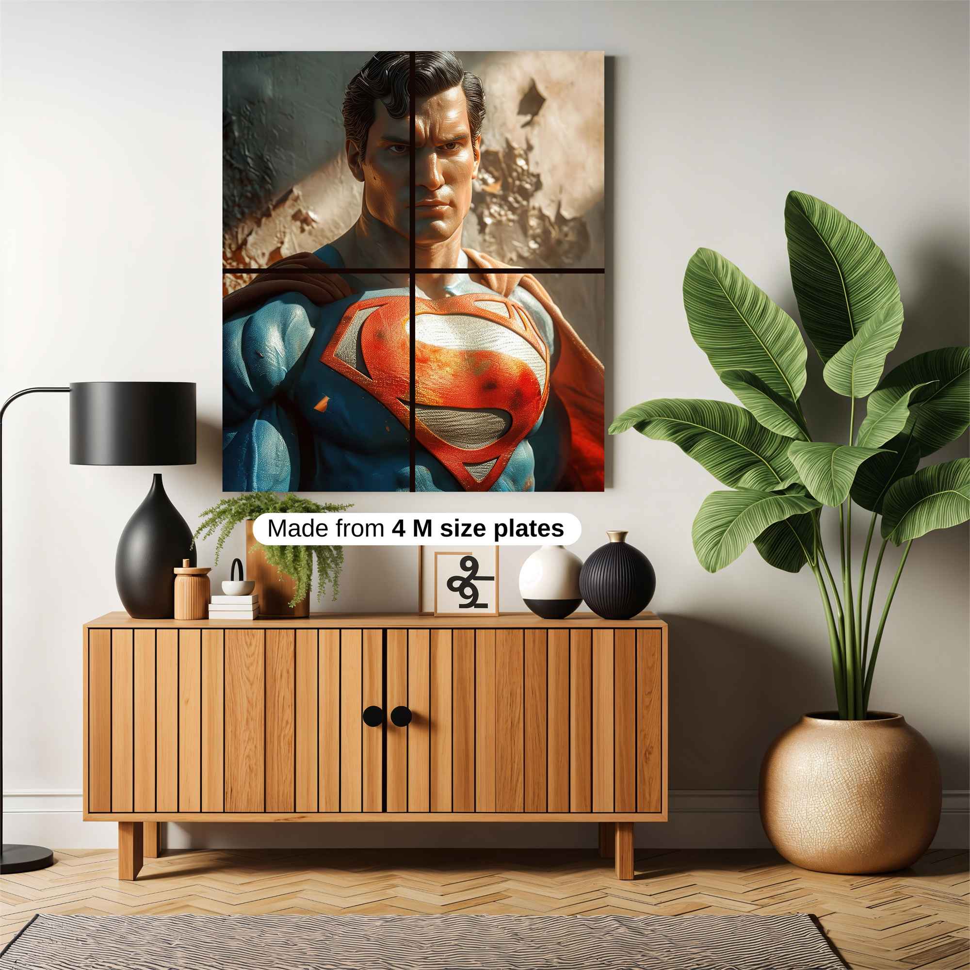 Superman Resolute Safe Wall Magnetic / M