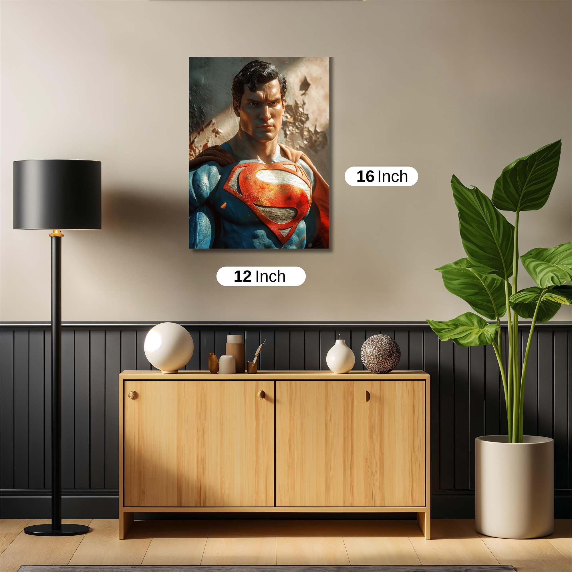 Superman Resolute Safe Wall Magnetic / M