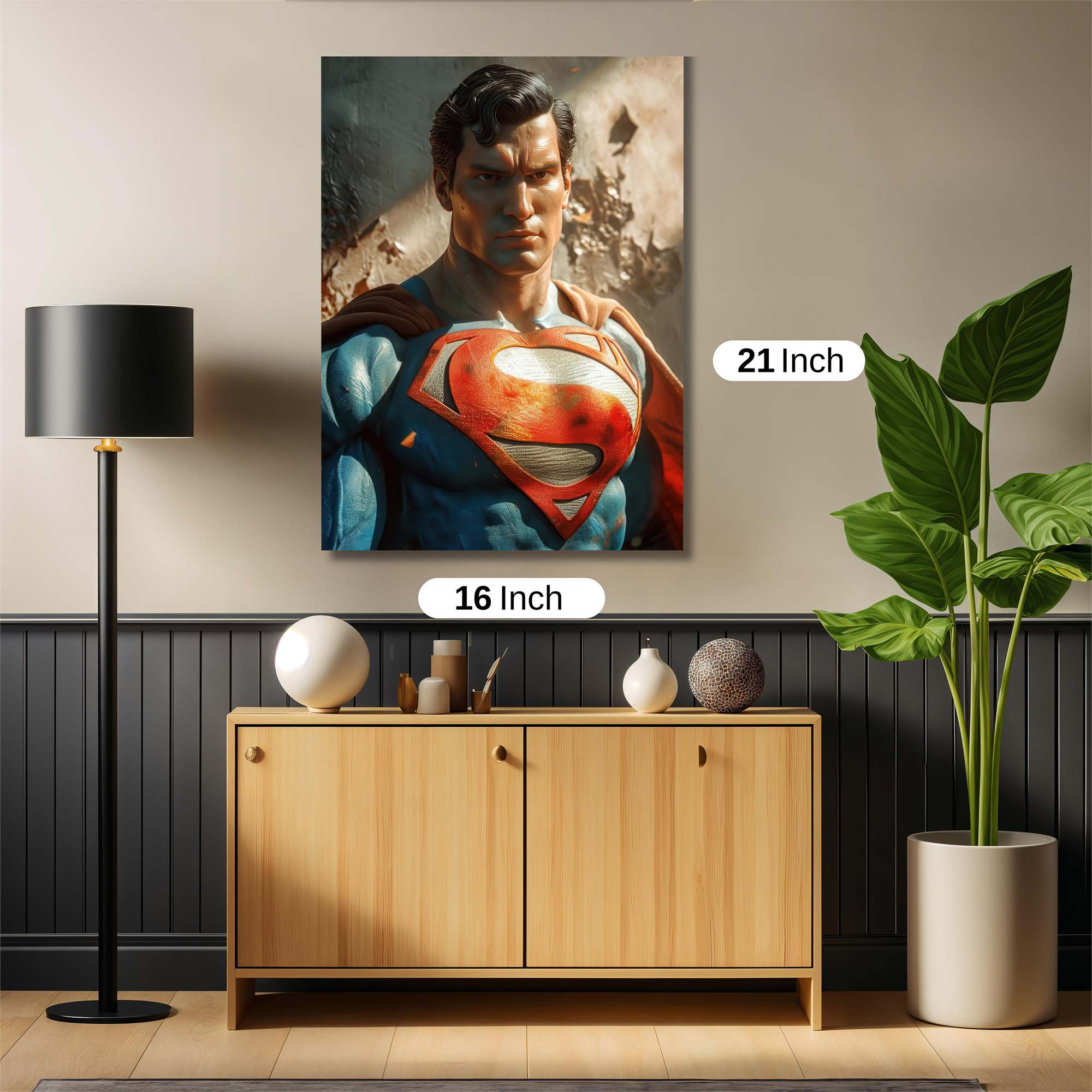 Superman Resolute Safe Wall Magnetic / M