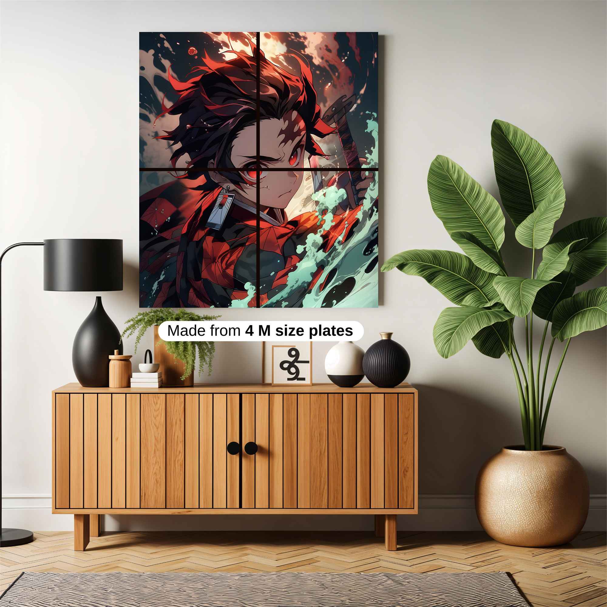 Tanjiro Fierce Safe Wall Magnetic / M