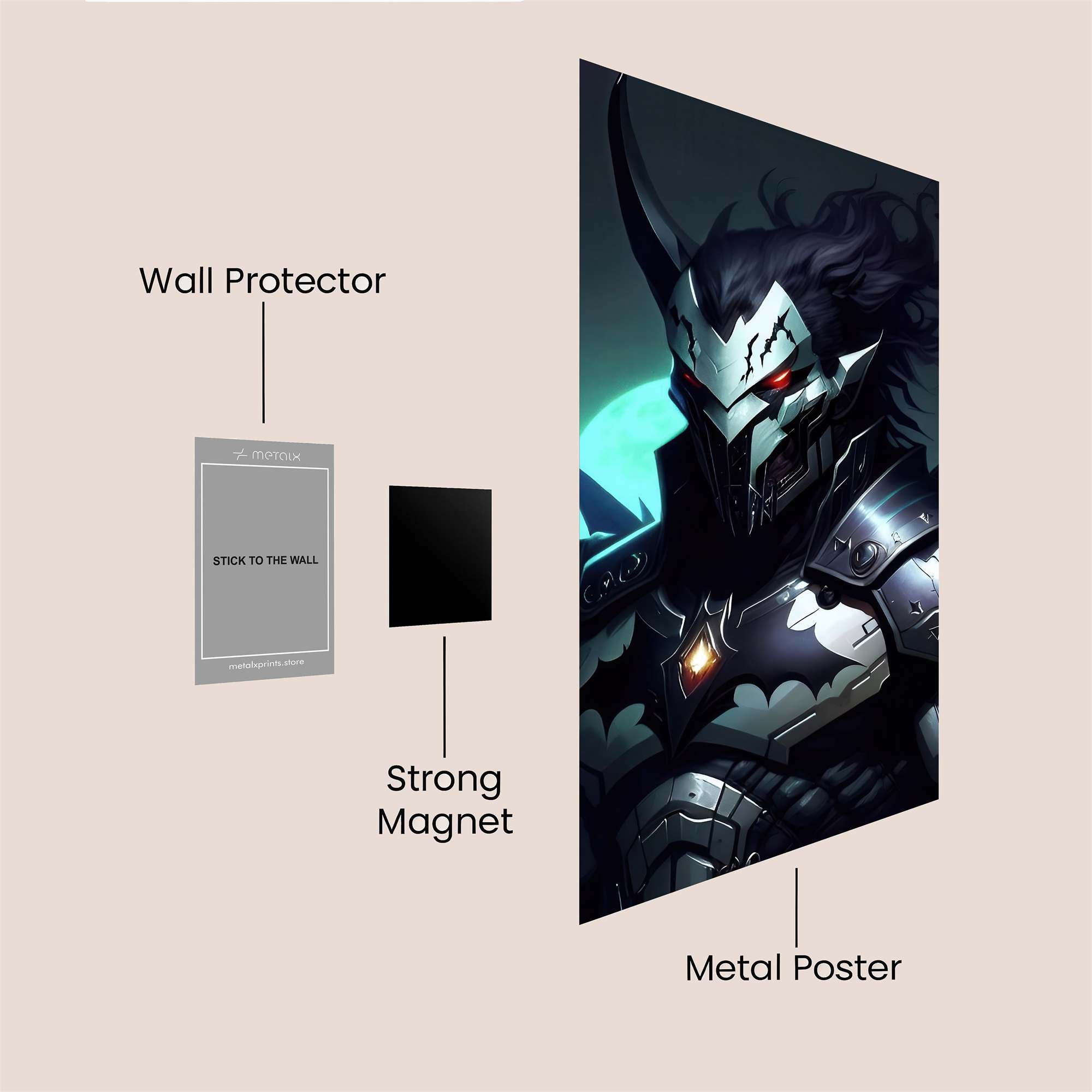 Demon Wrath Safe Wall Magnetic / M