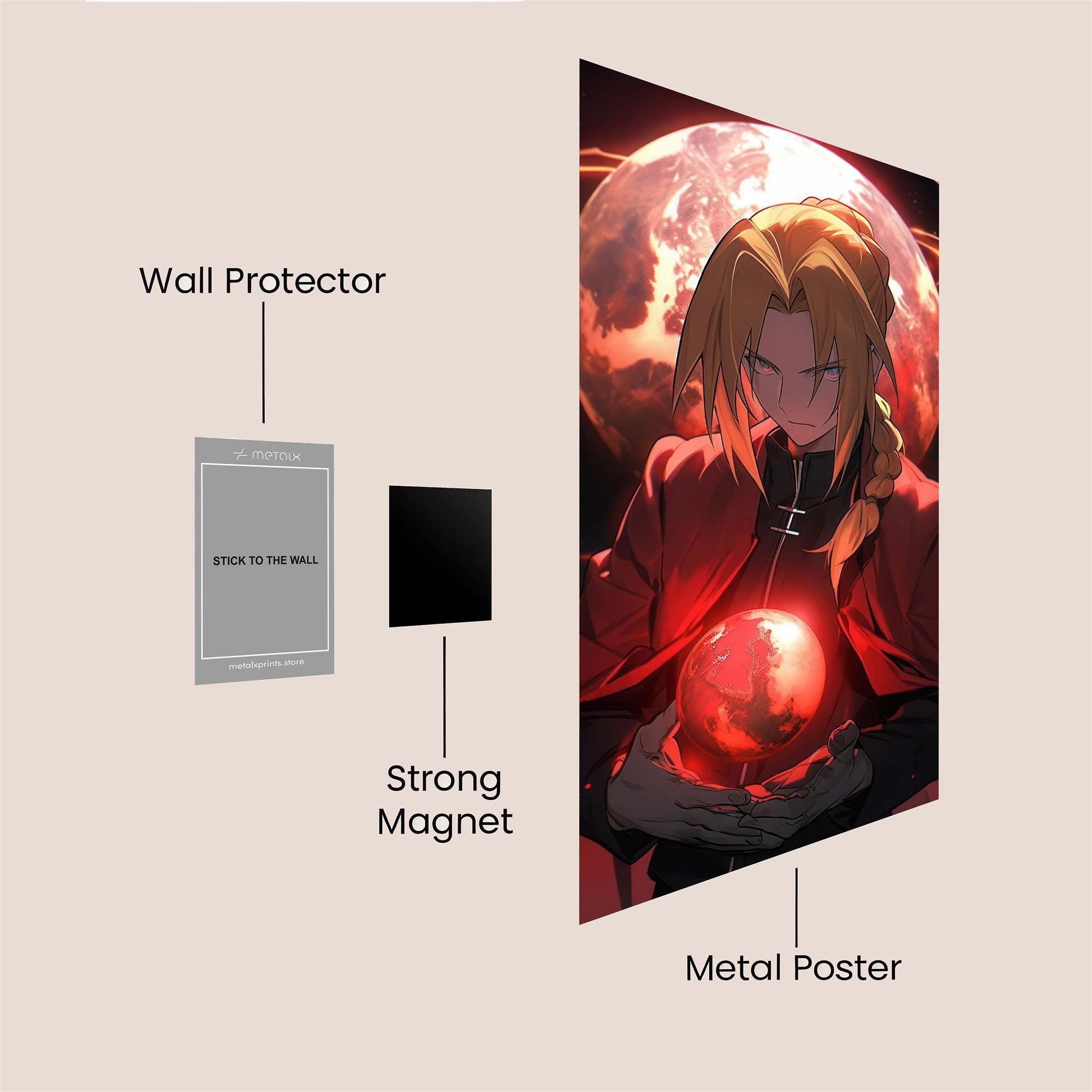 Mustang Menace Safe Wall Magnetic / M