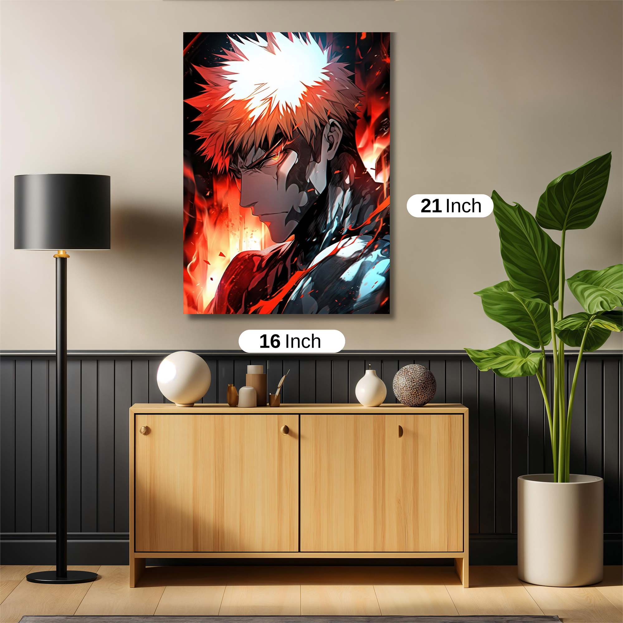 Bakugo Fiery Safe Wall Magnetic / M
