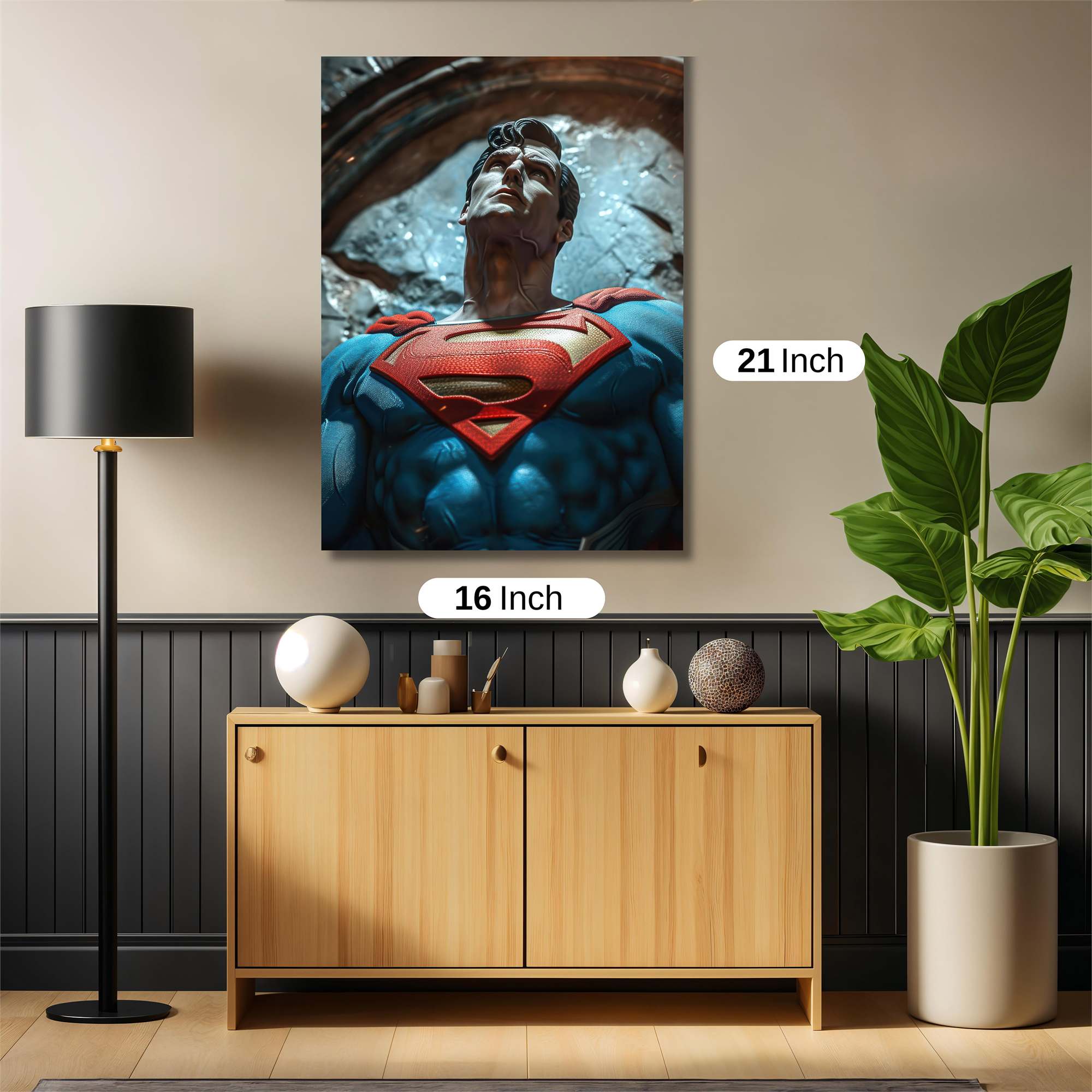 Superman Resolute Safe Wall Magnetic / M