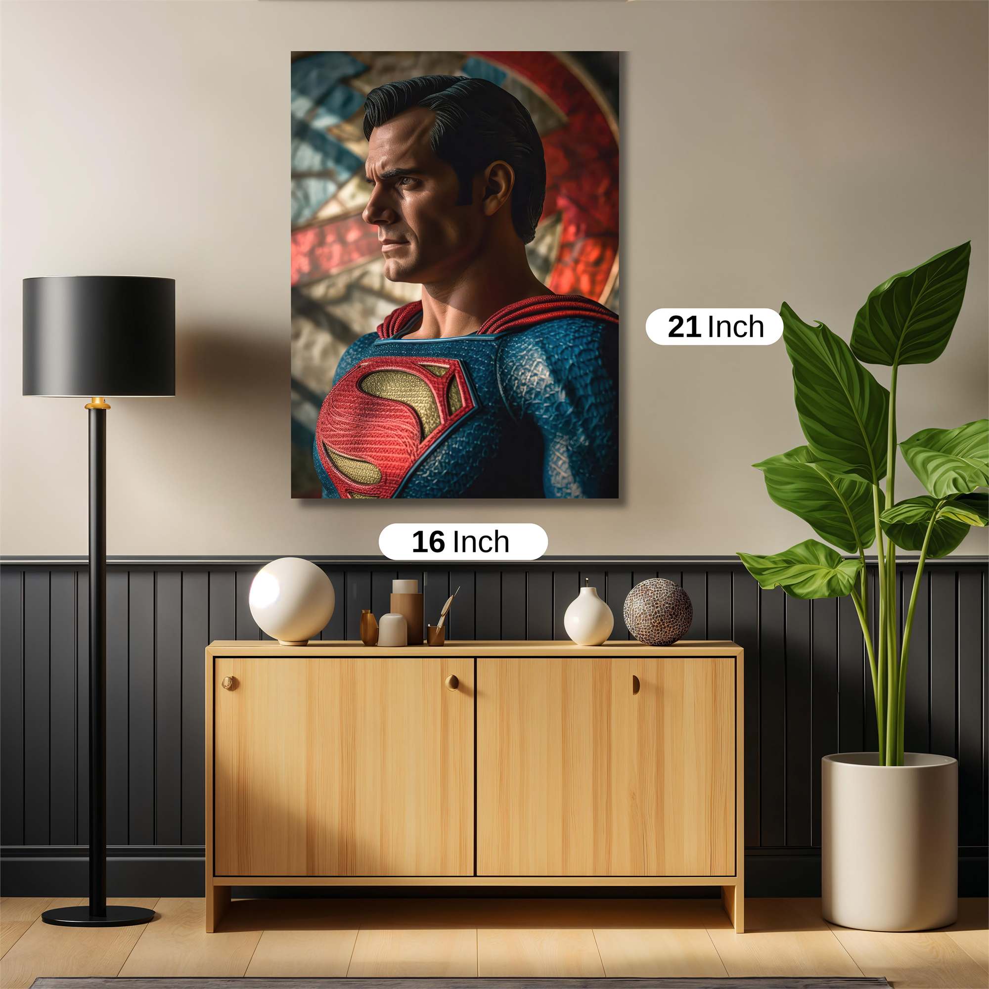 Superman Regal Safe Wall Magnetic / M