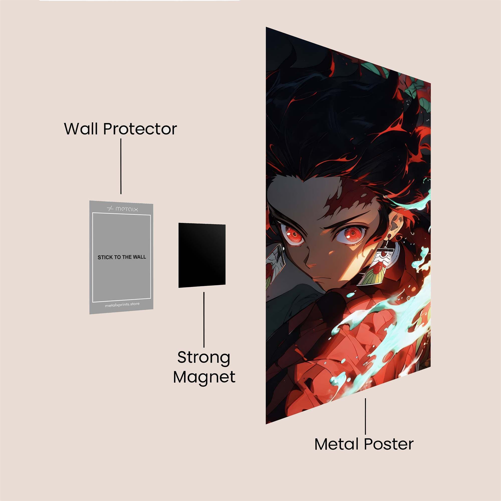 Demon Fierce Safe Wall Magnetic / M