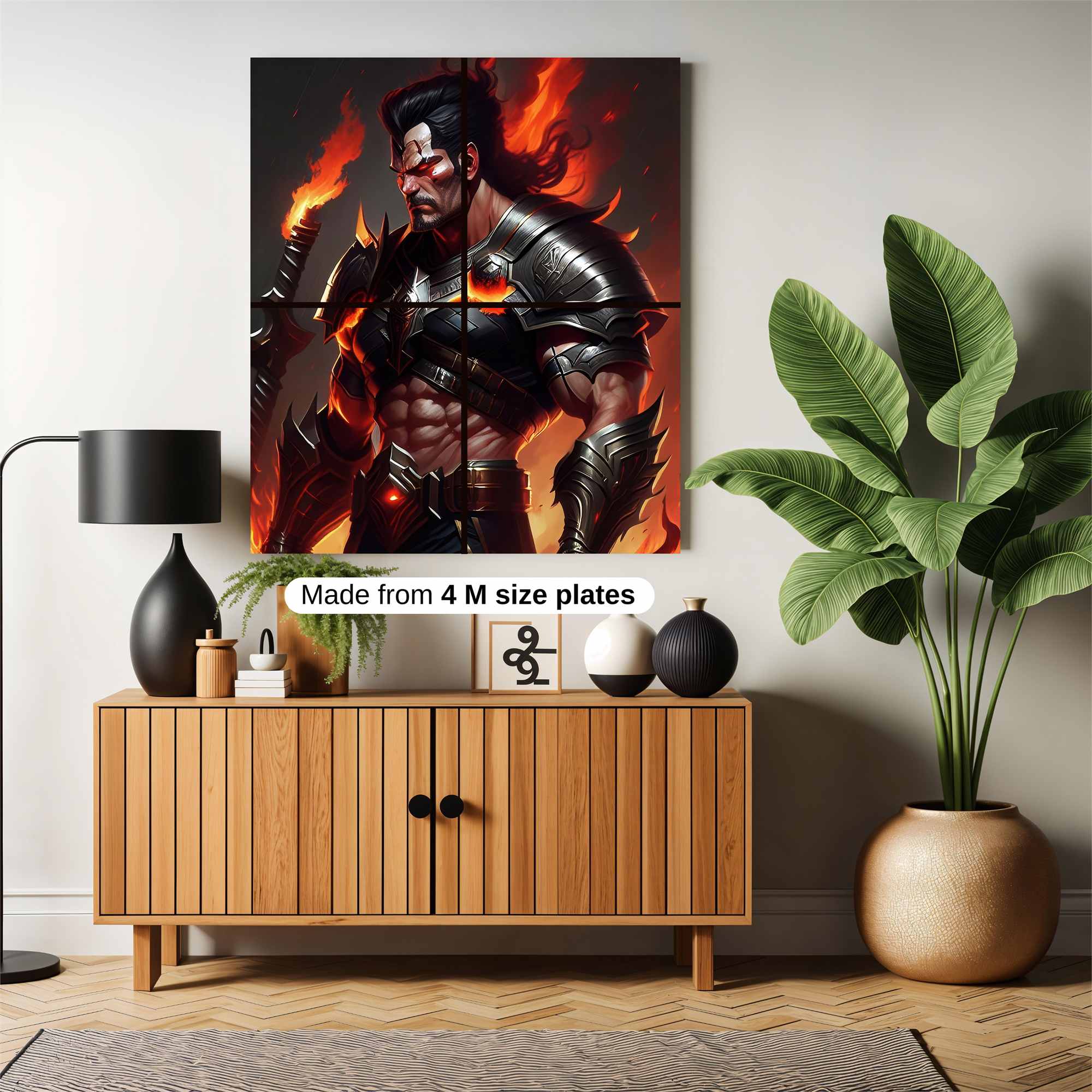 Warrior Ablaze Safe Wall Magnetic / M