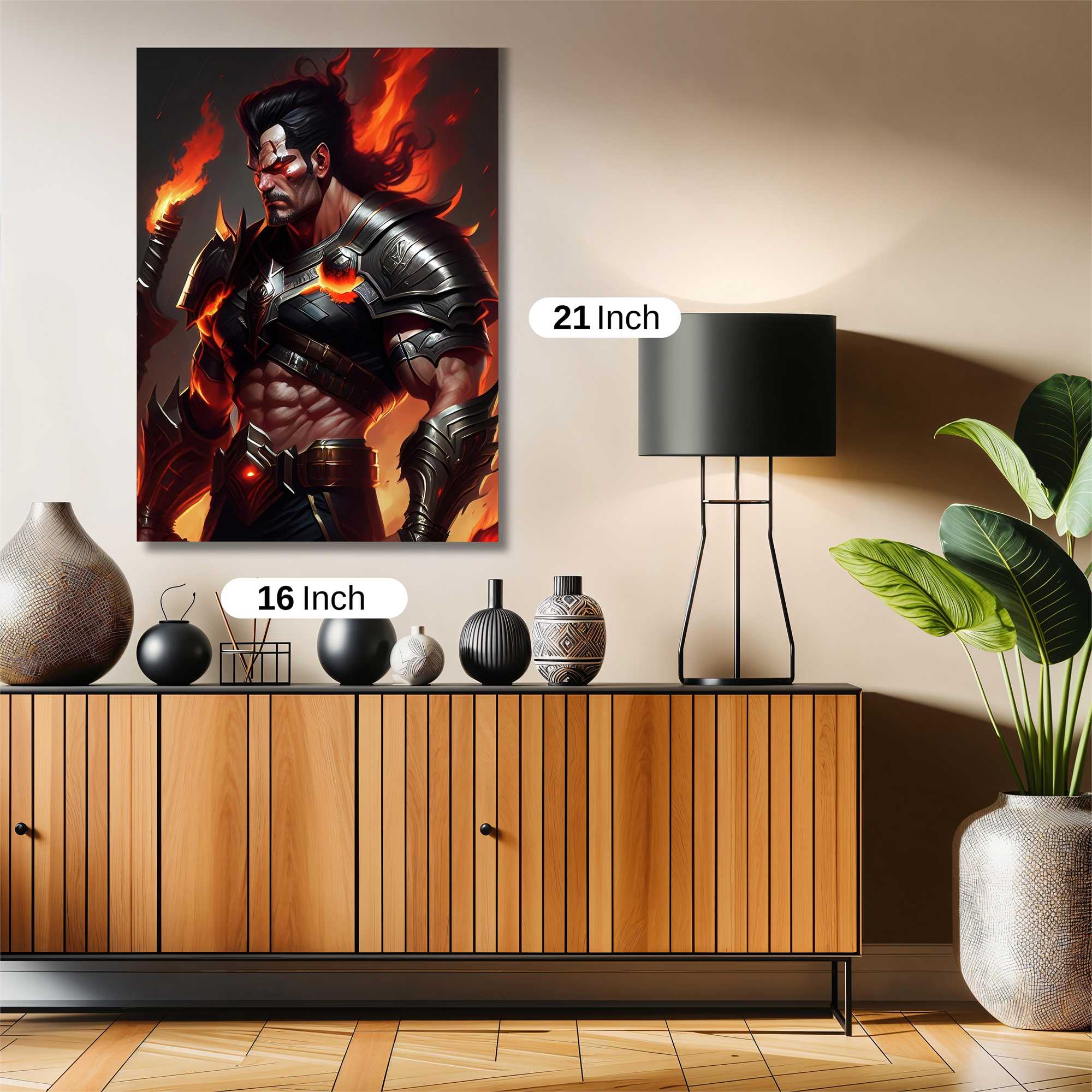 Warrior Ablaze Safe Wall Magnetic / M