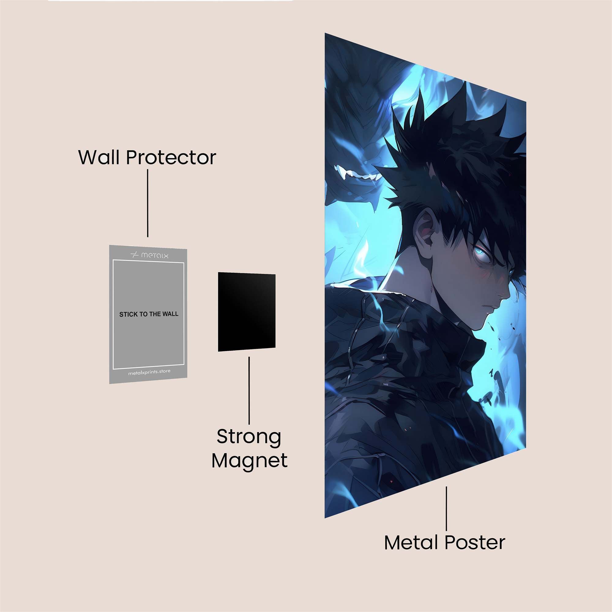 Dragon Wrath Safe Wall Magnetic / M