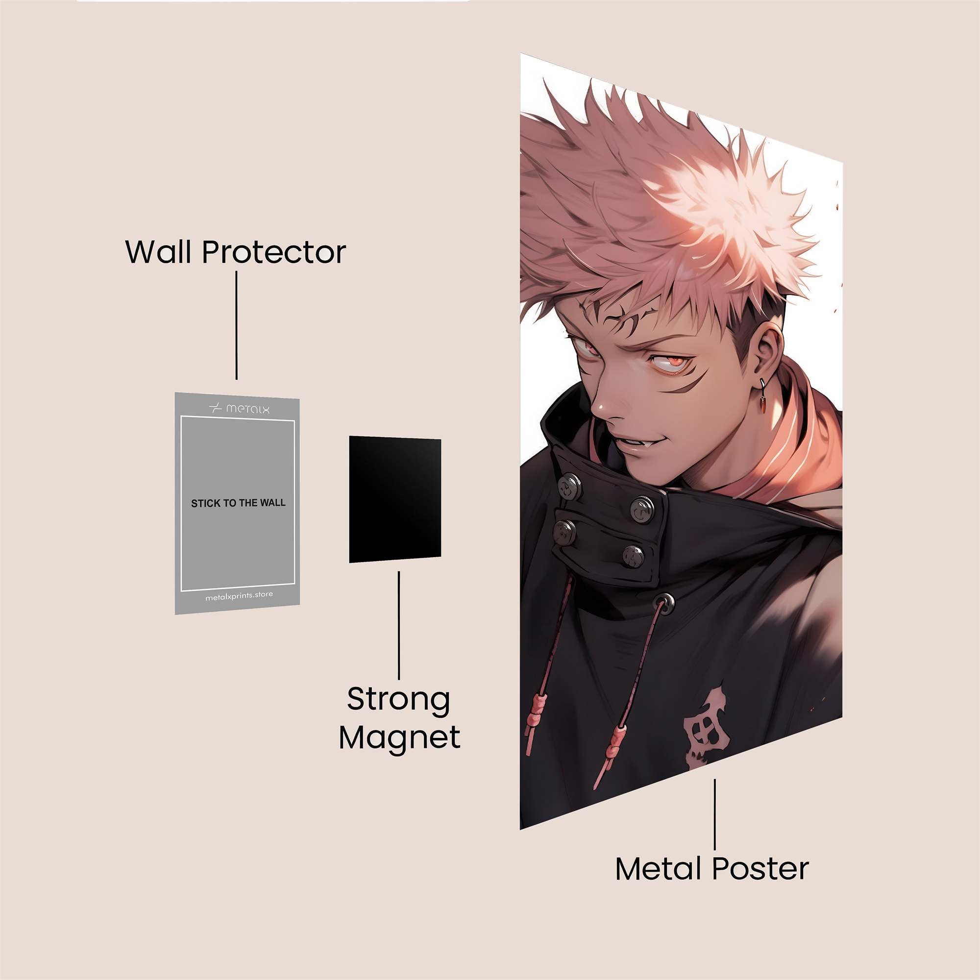 Yuji Fierce Safe Wall Magnetic / M