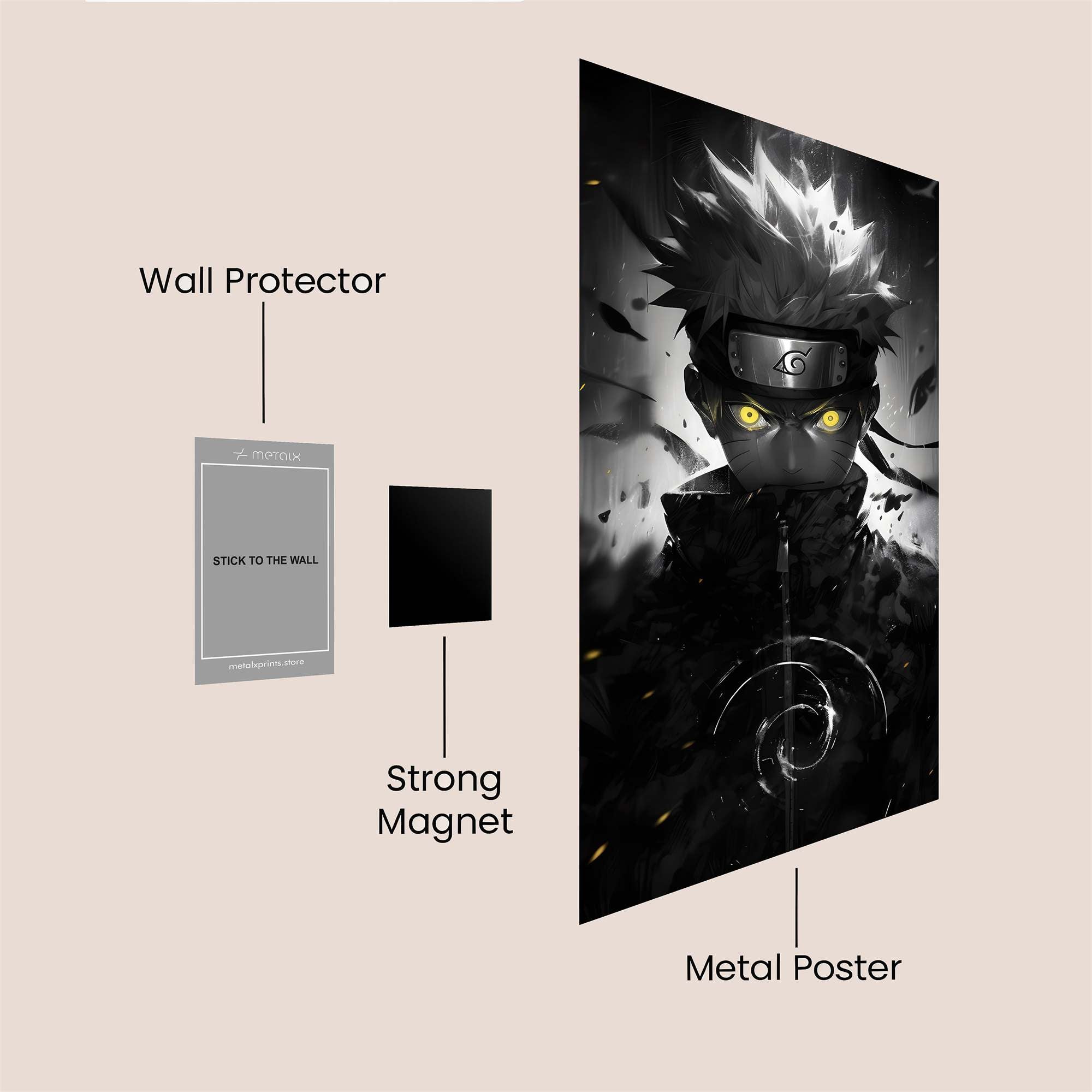 Naruto Eclipse Safe Wall Magnetic / M