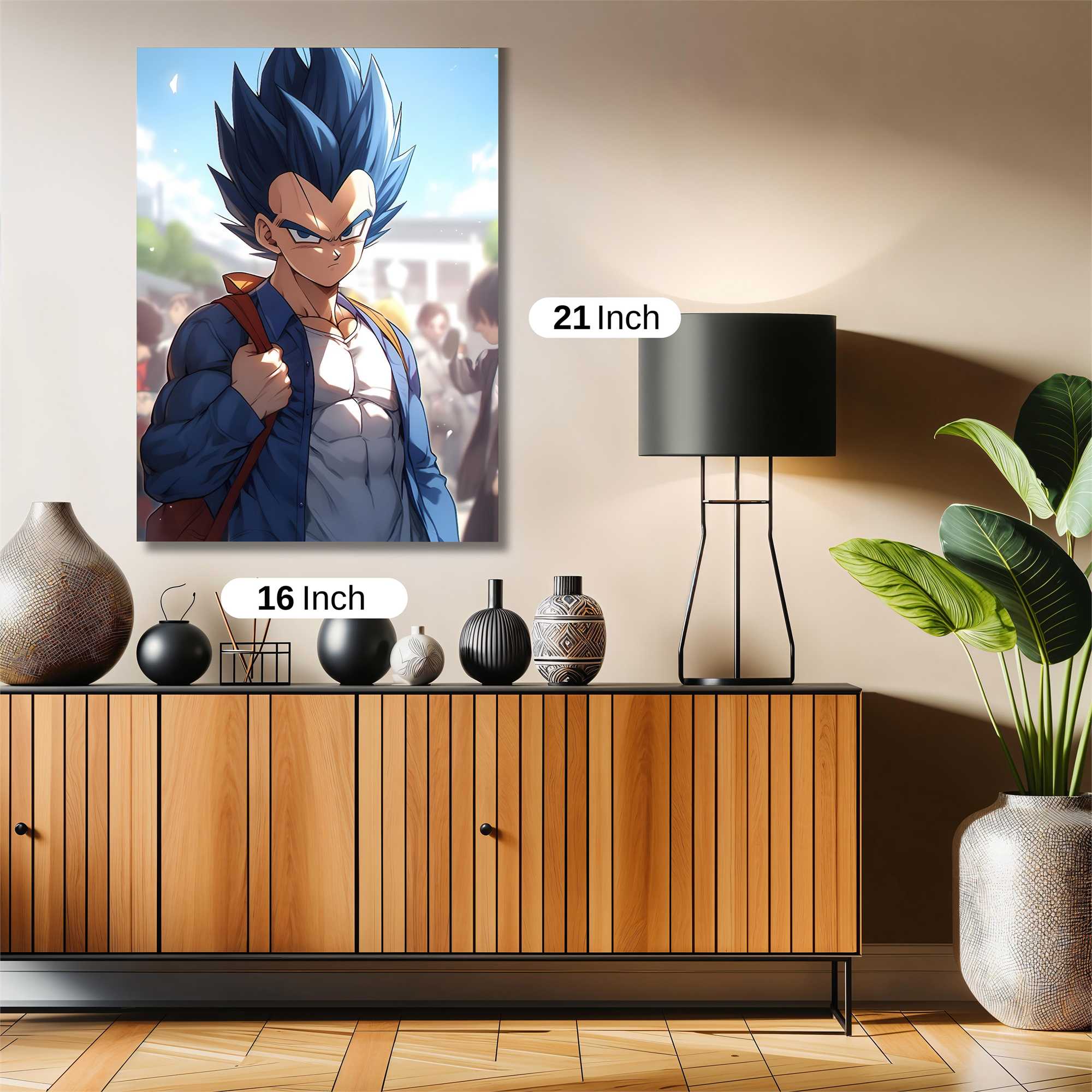 Vegeta Vibrant Safe Wall Magnetic / M