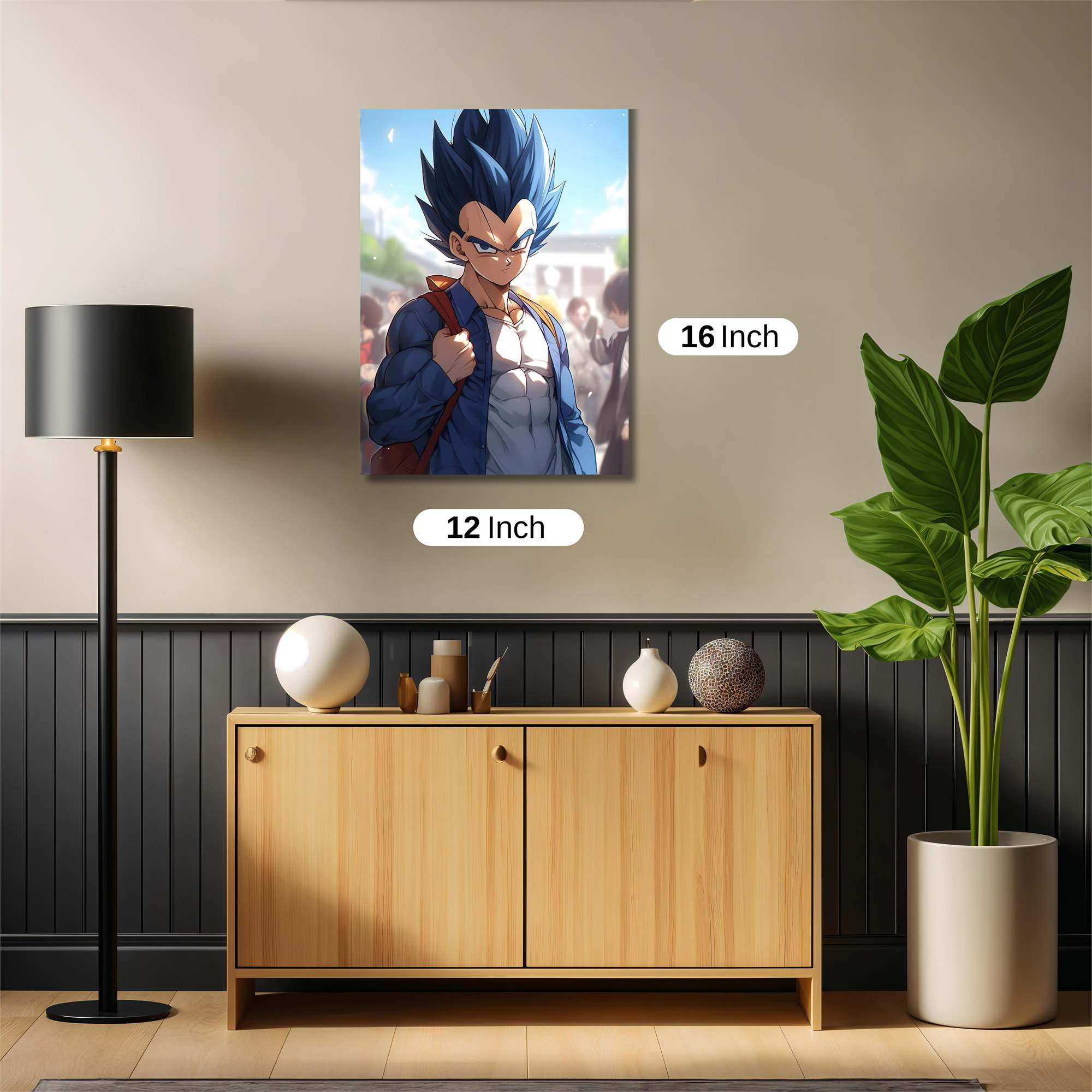Vegeta Vibrant Safe Wall Magnetic / M