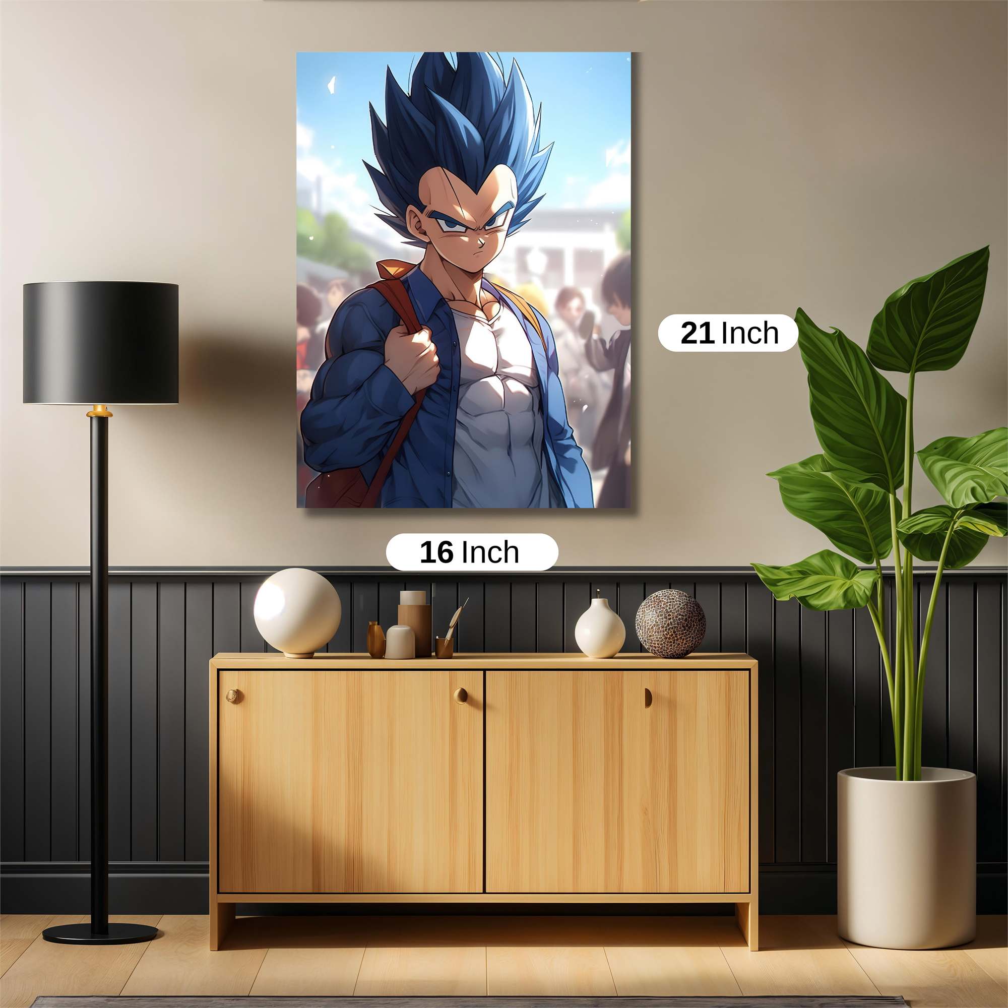 Vegeta Vibrant Safe Wall Magnetic / M