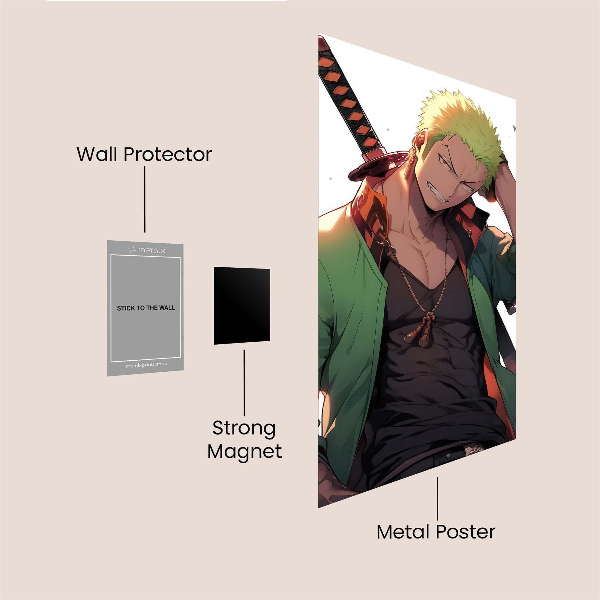 Roronoa Resolute Safe Wall Magnetic / M