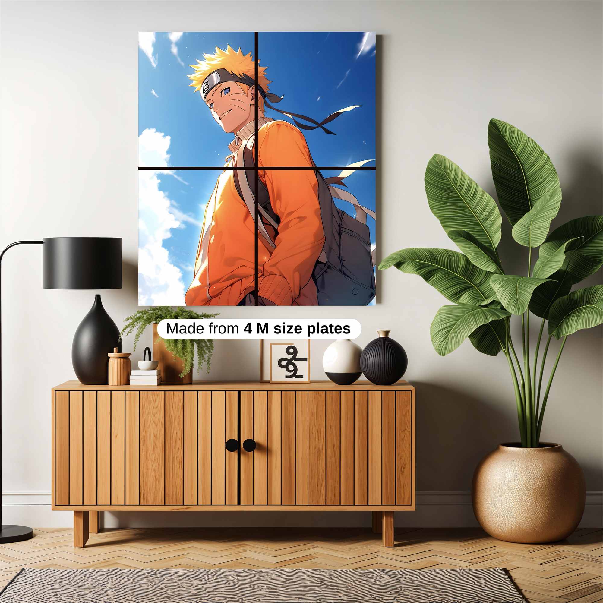 Naruto Dreaming Safe Wall Magnetic / M