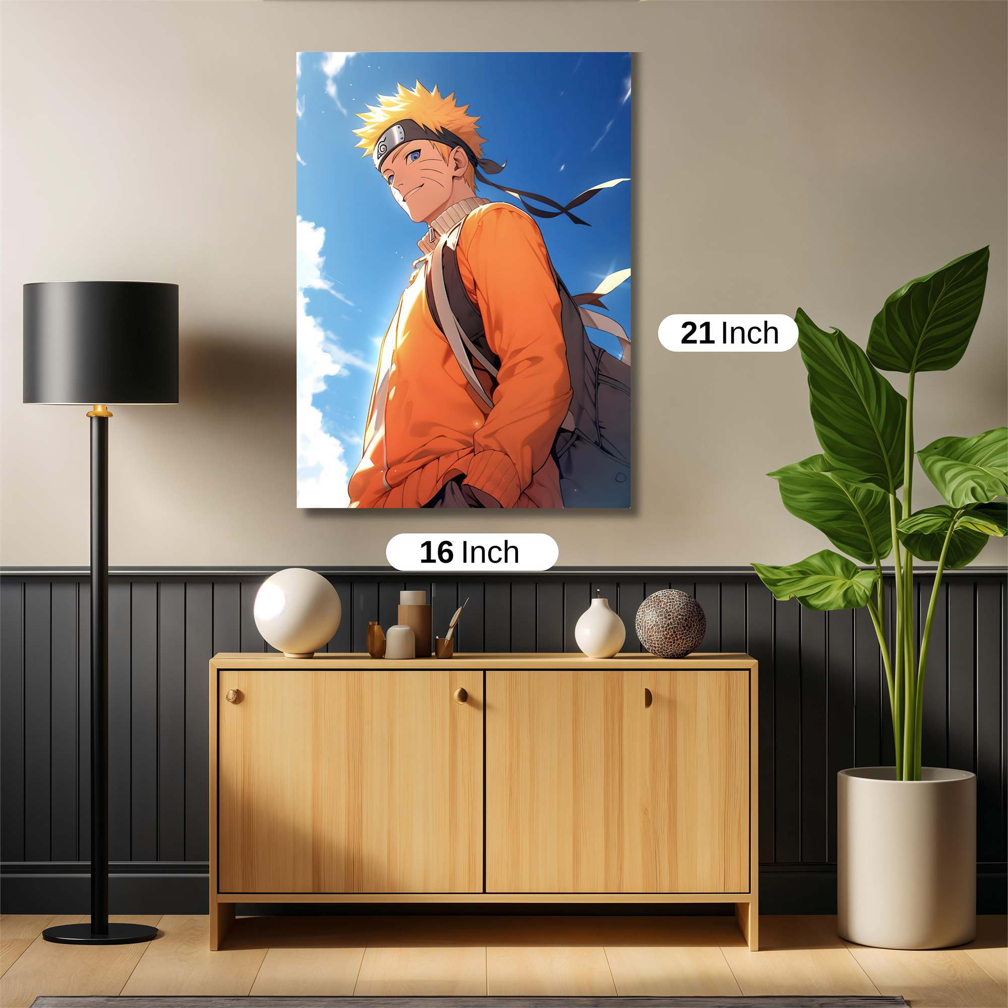 Naruto Dreaming Safe Wall Magnetic / M