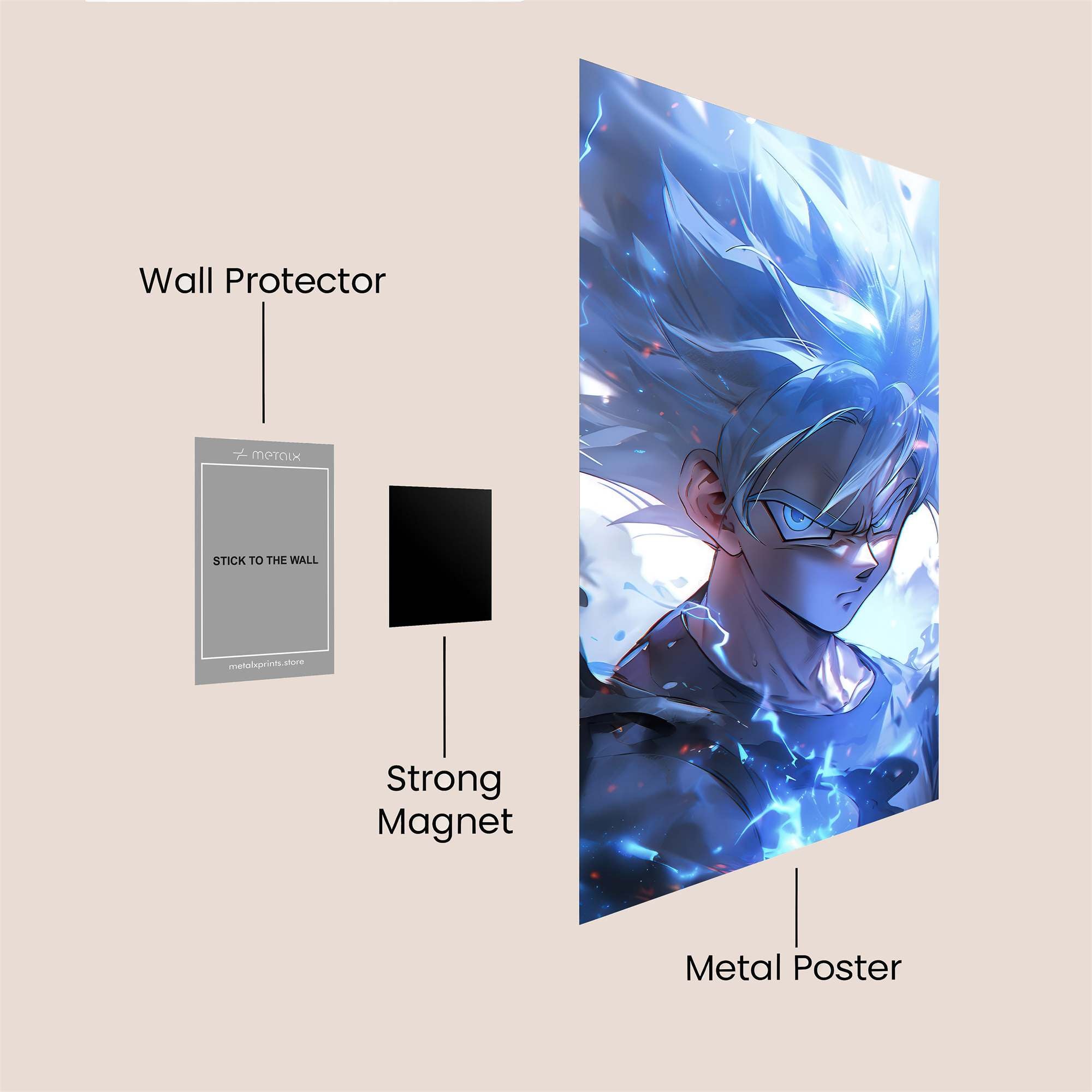 Goku Radiant Safe Wall Magnetic / M