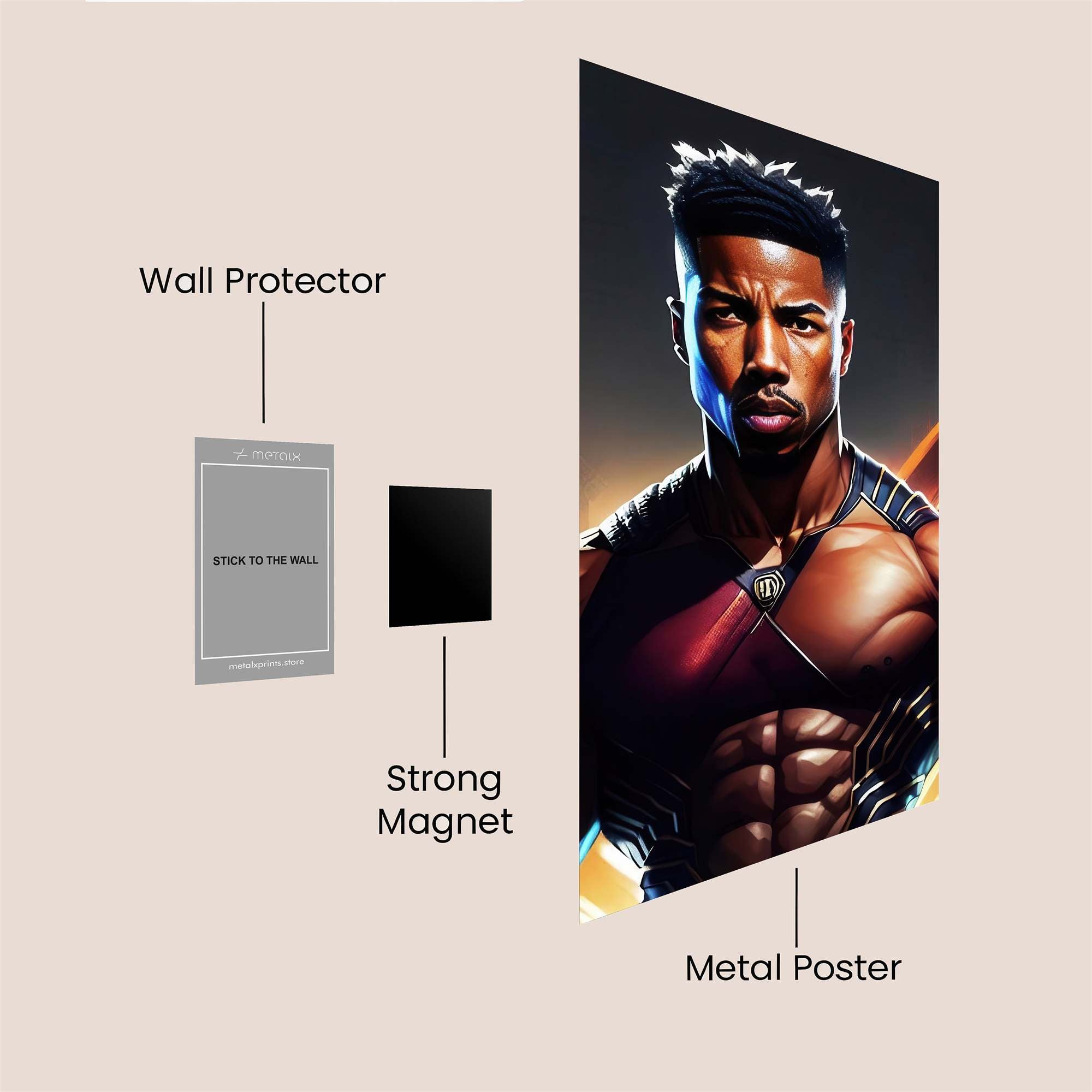 Michael Majestic Safe Wall Magnetic / M