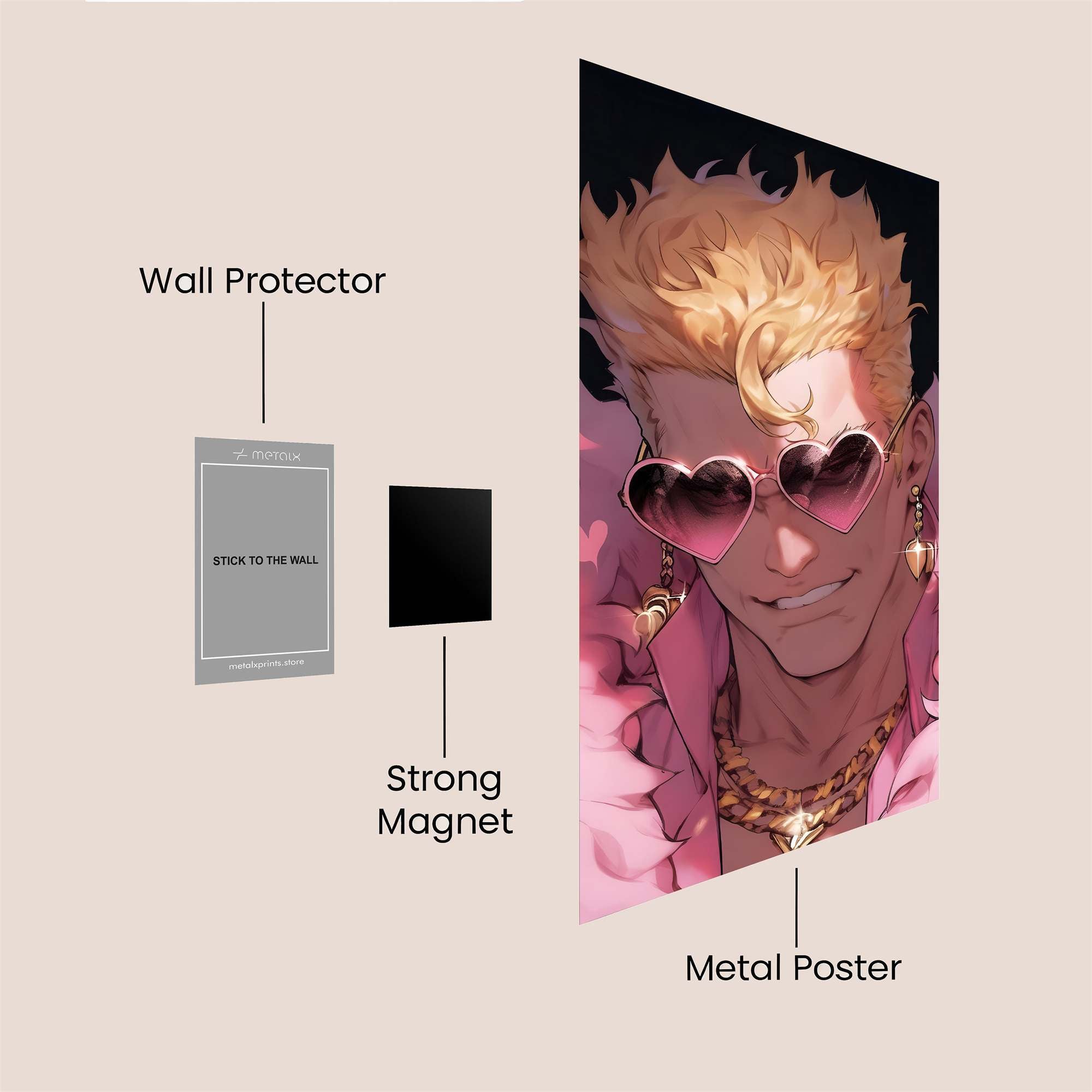 Dio Fabulous Safe Wall Magnetic / M