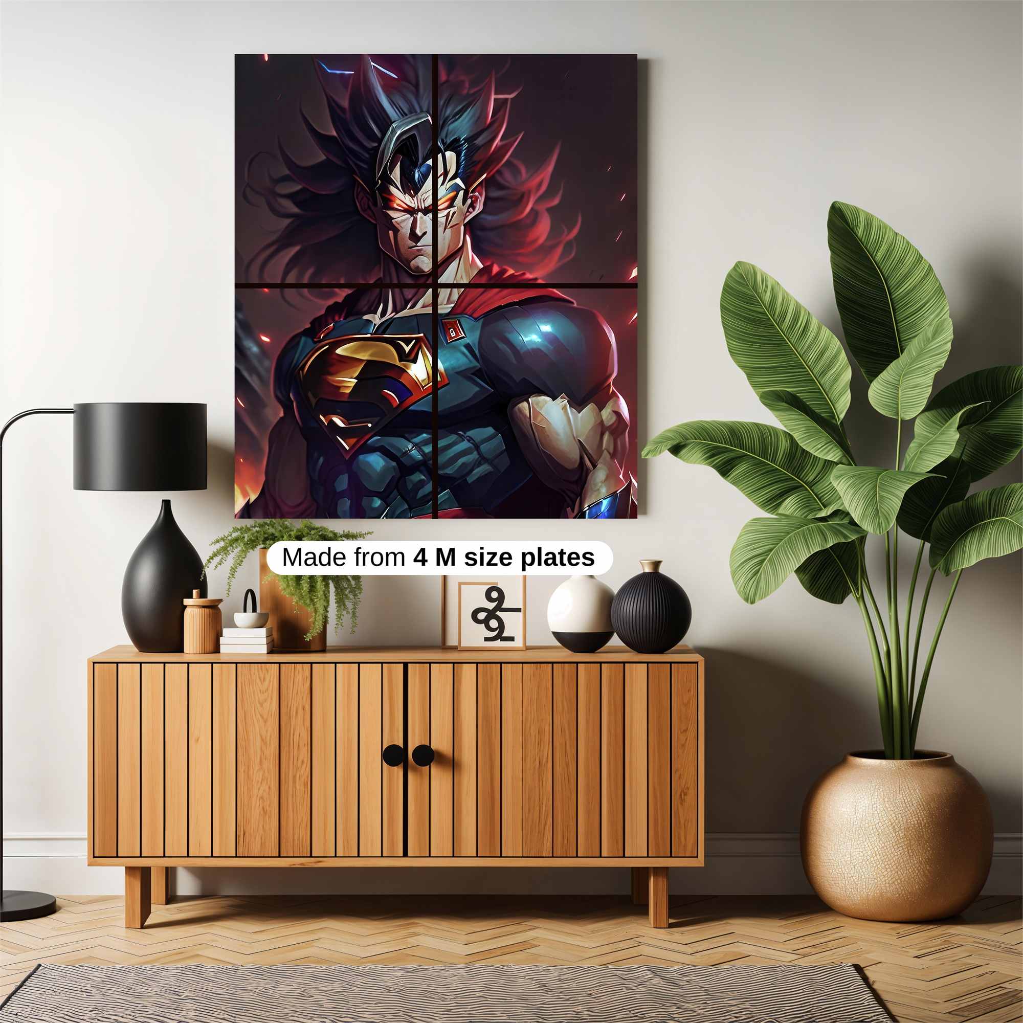 Superman Rage Safe Wall Magnetic / M