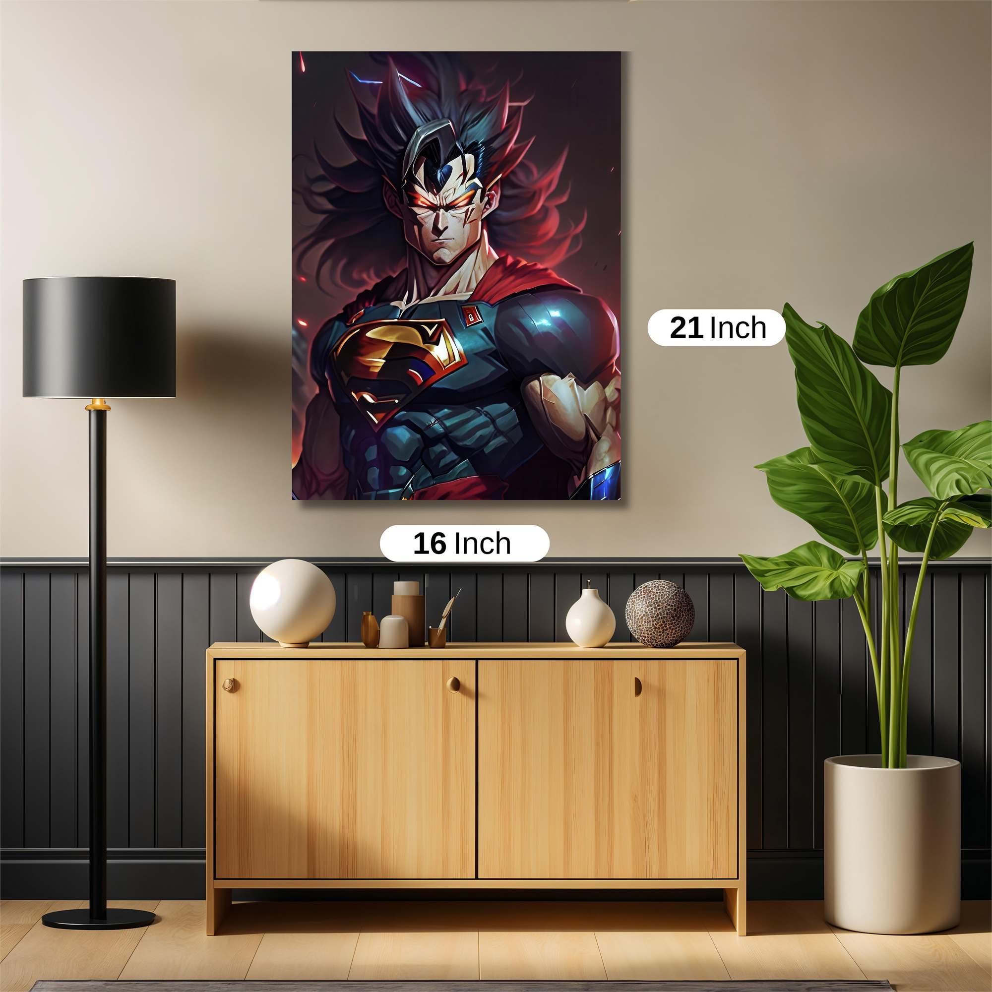 Superman Rage Safe Wall Magnetic / M