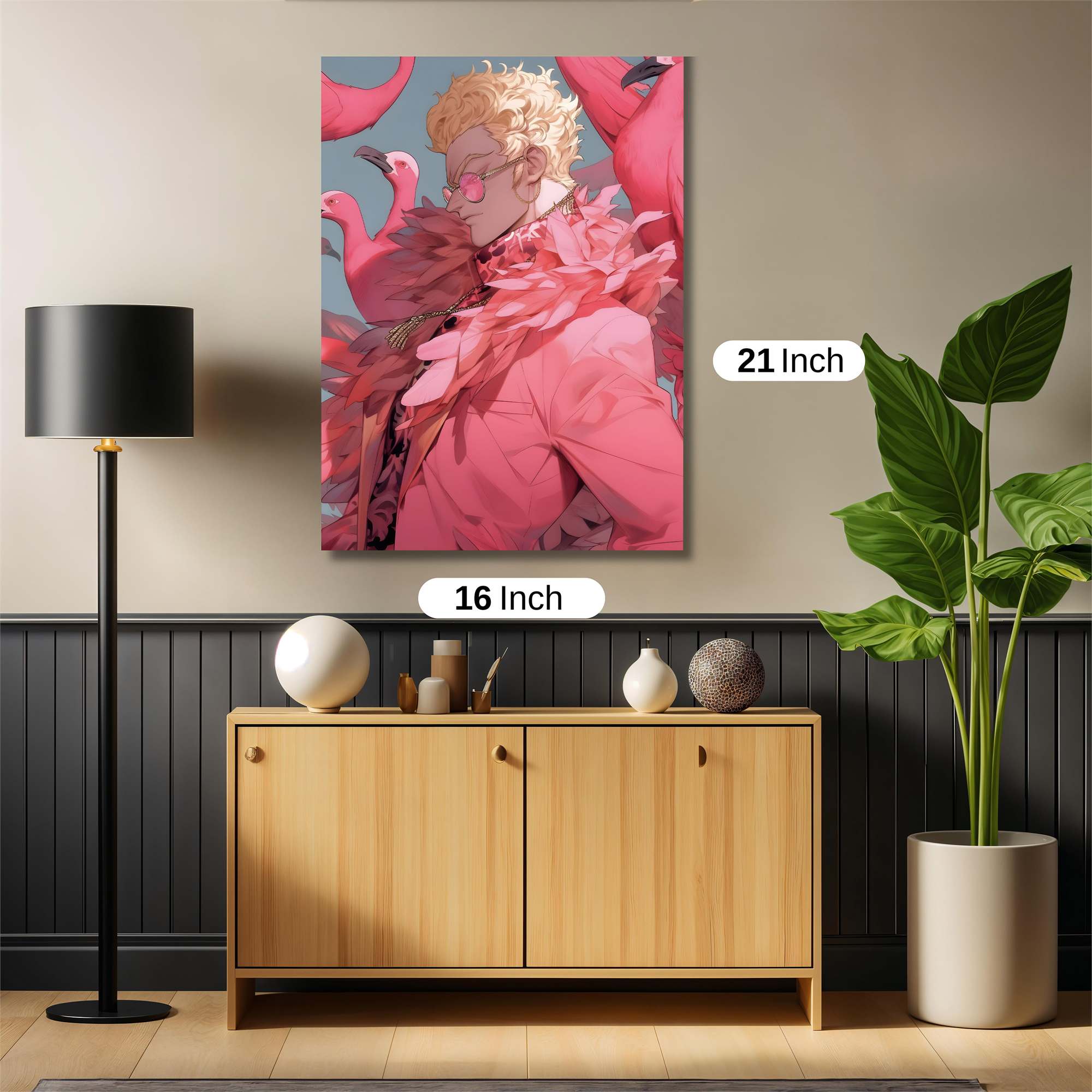 Doflamingo Flamboyant Safe Wall Magnetic / M